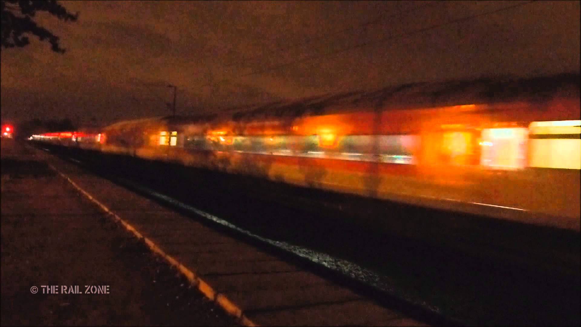 RAJDHANI EXPRESS NIGHT ACTION : Indian Railways - YouTube