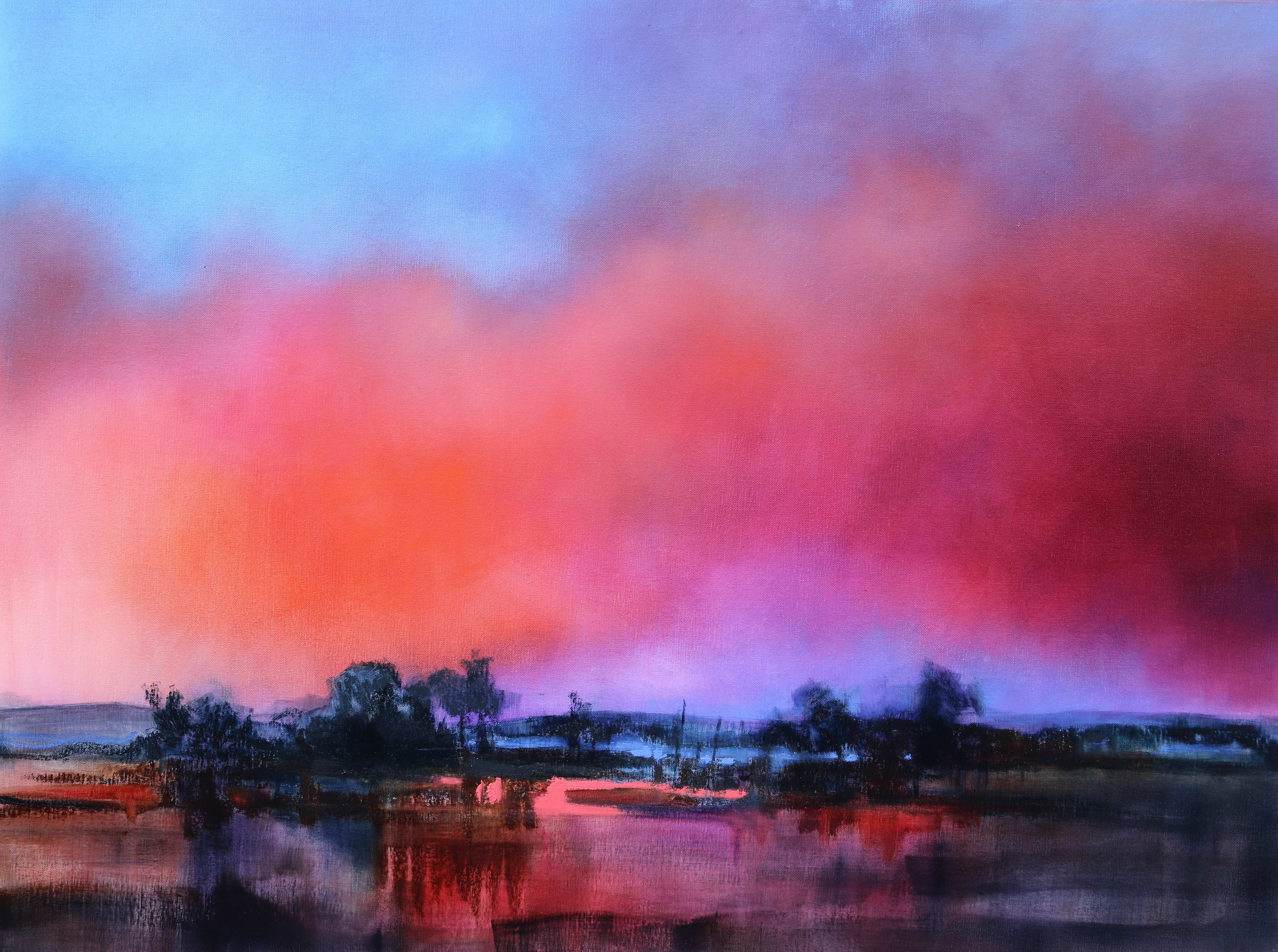 Evening Sky - 120x90cm - Sara Paxton Artworks