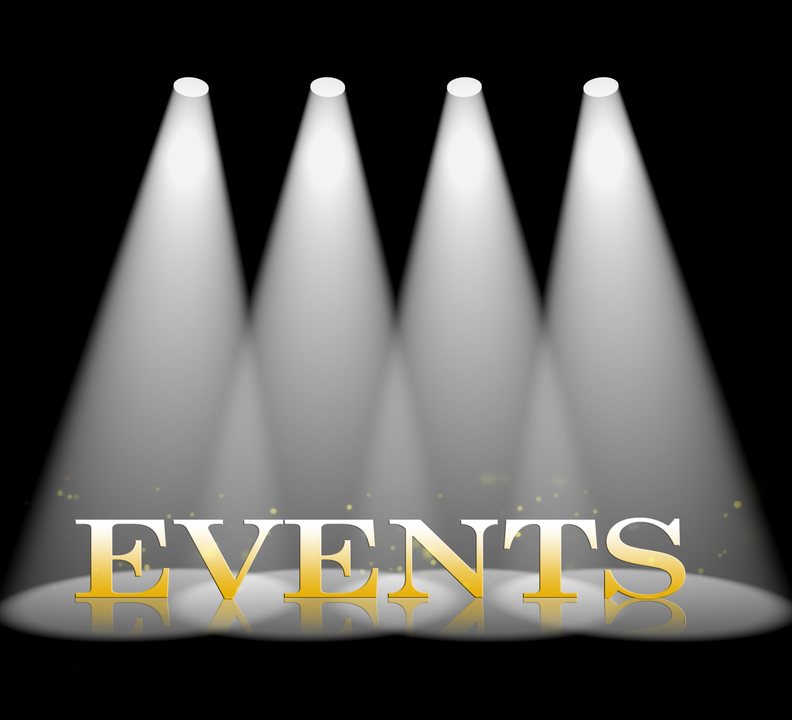 Events spotlight represents lights happenings and entertainment photo