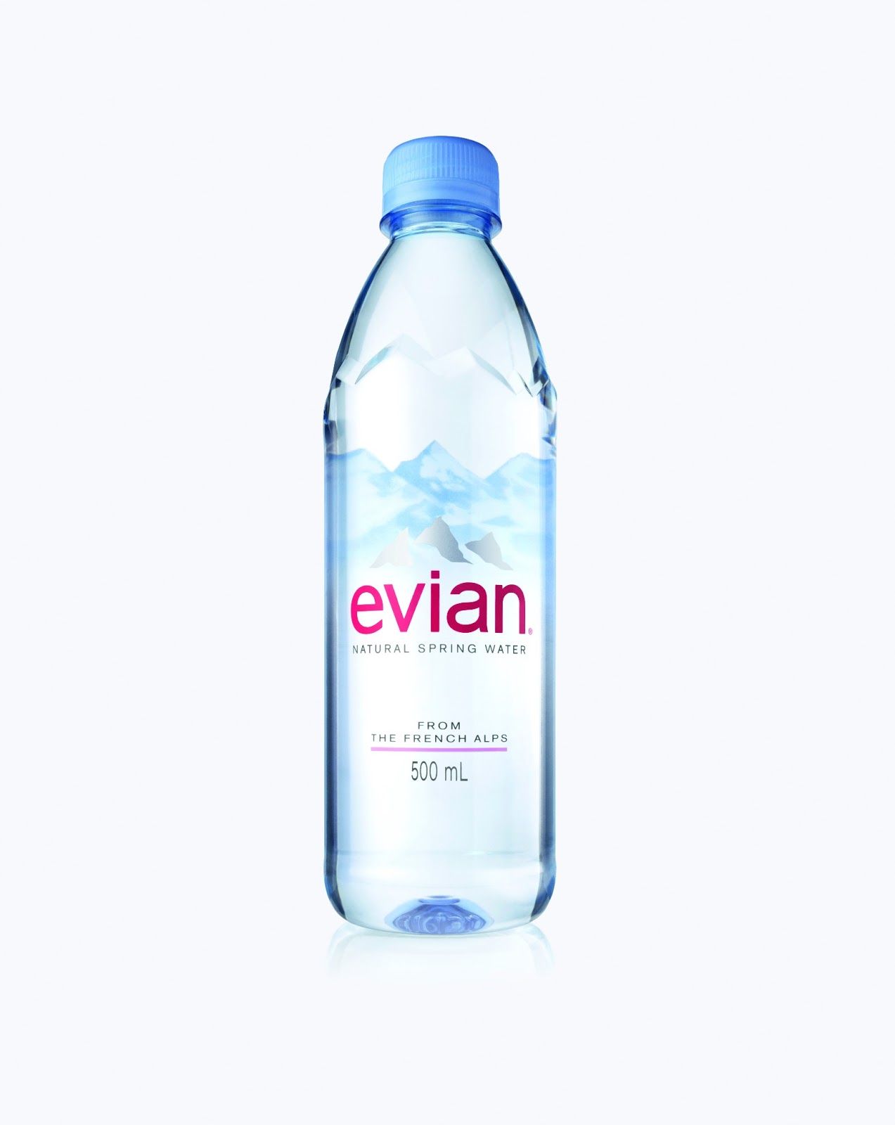 evian Natural Spring Water Debuts New Bottle Design | Natural spring ...