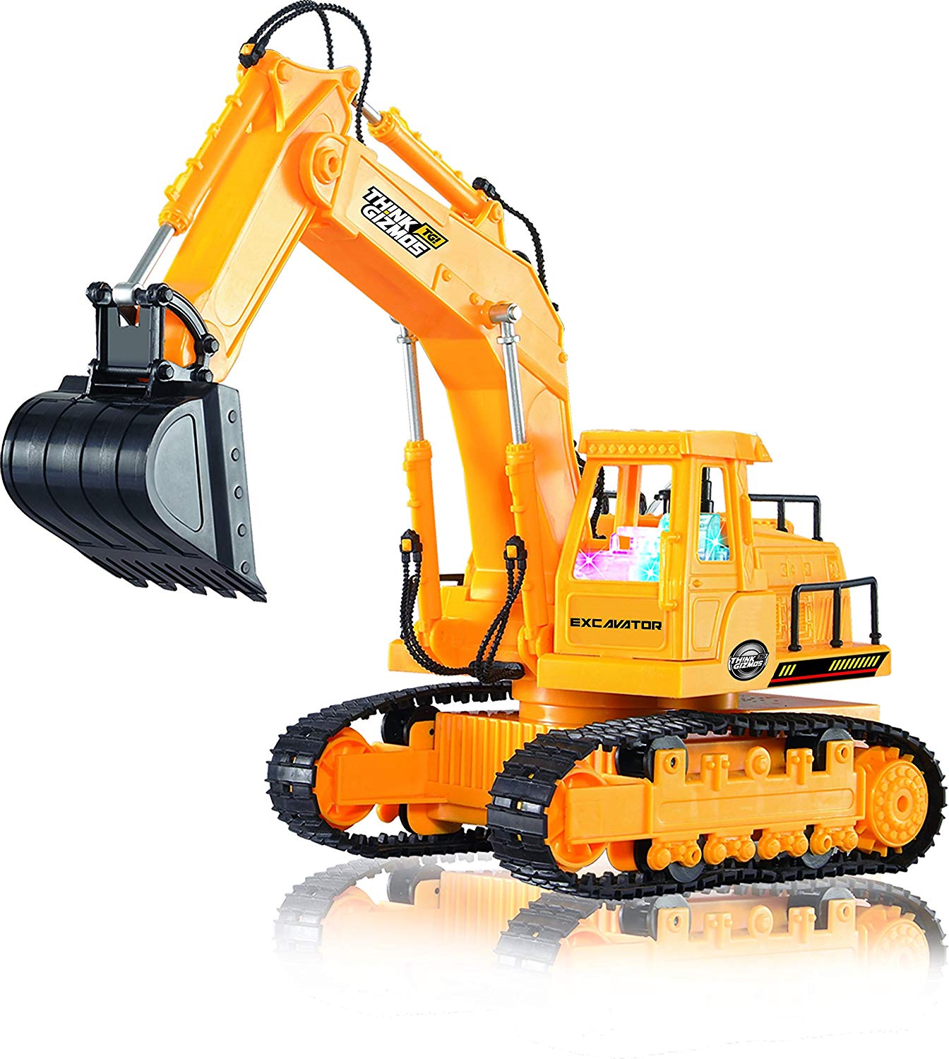 Amazon.com: Remote Control Toy Excavator Construction Vehicle TG643 ...