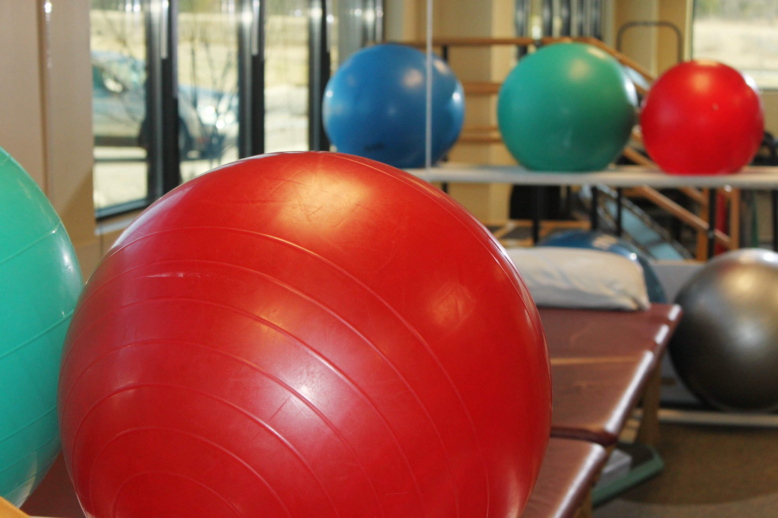 Exercise balls, Smile, Old, Older, People, HQ Photo