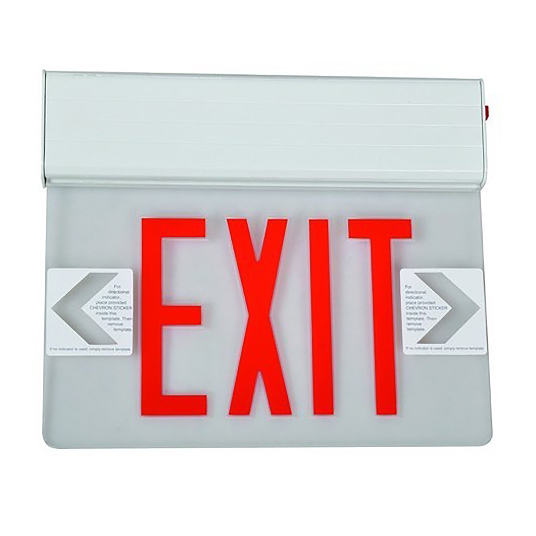 Surface Mount One Sided Legend - Edge Lit LED Exit Signs - Morris