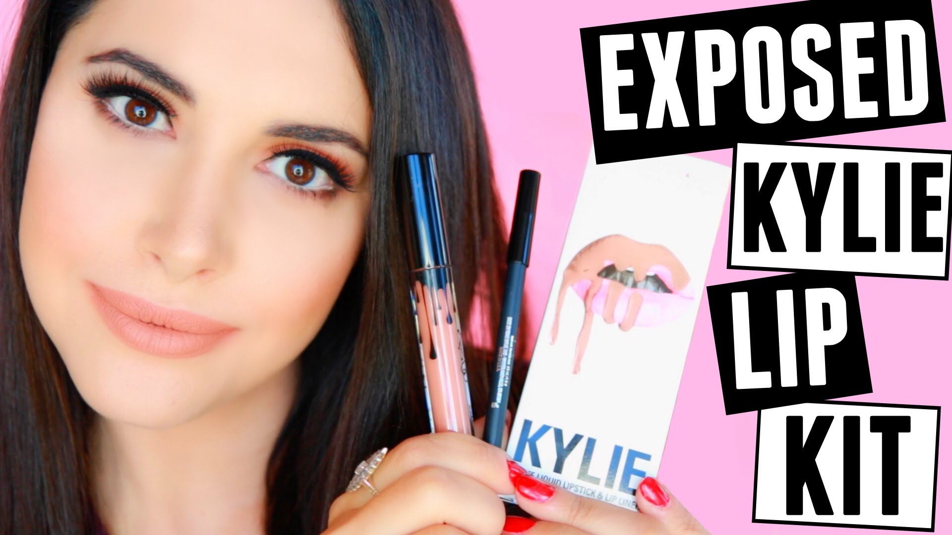 EXPOSED KYLIE LIP KIT REVIEW, SWATCH, DUPE & GIVEAWAY - YouTube