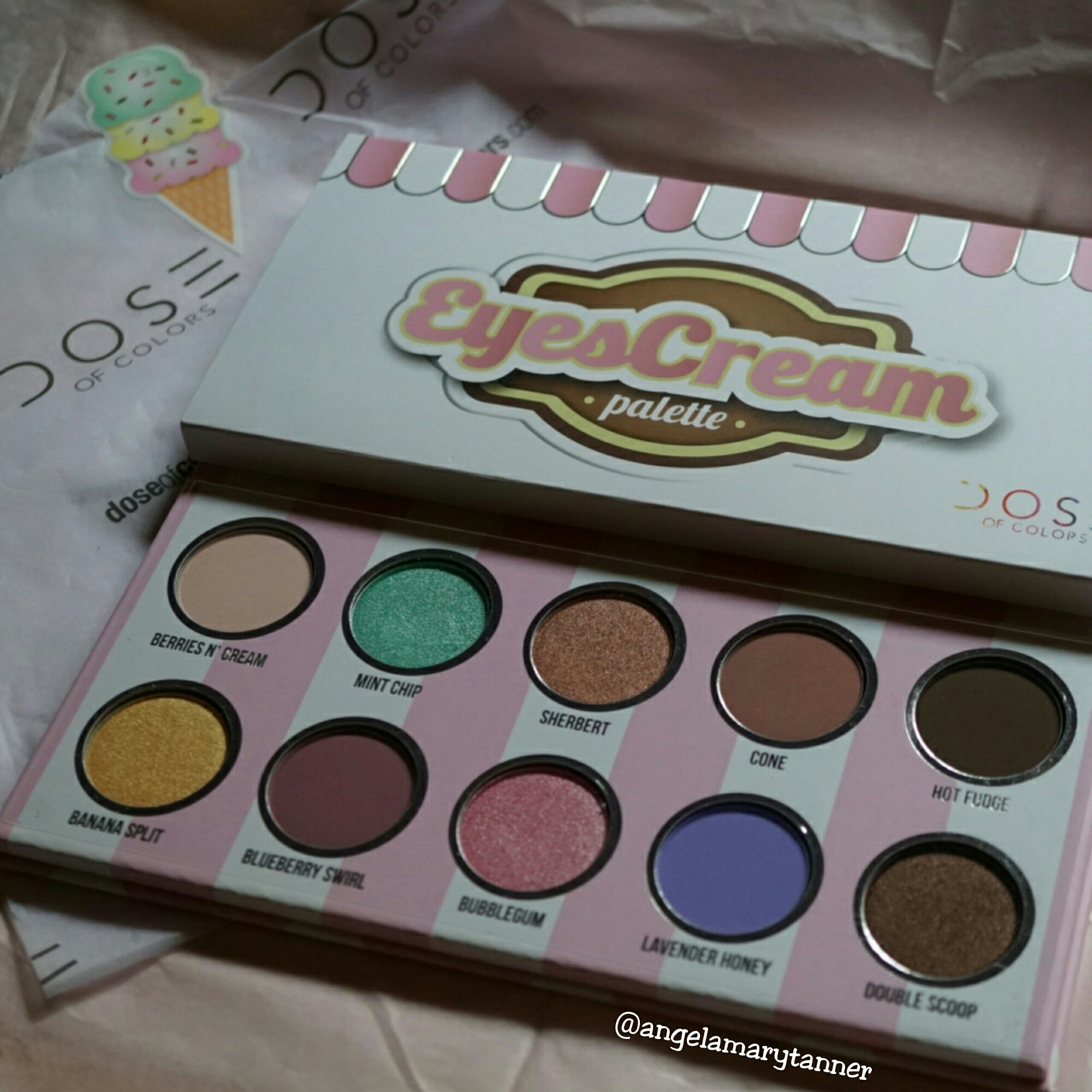 DOSE OF COLORS 'EyesCream' PALETTE: REVIEW AND SWATCHES PART 2 ($50)