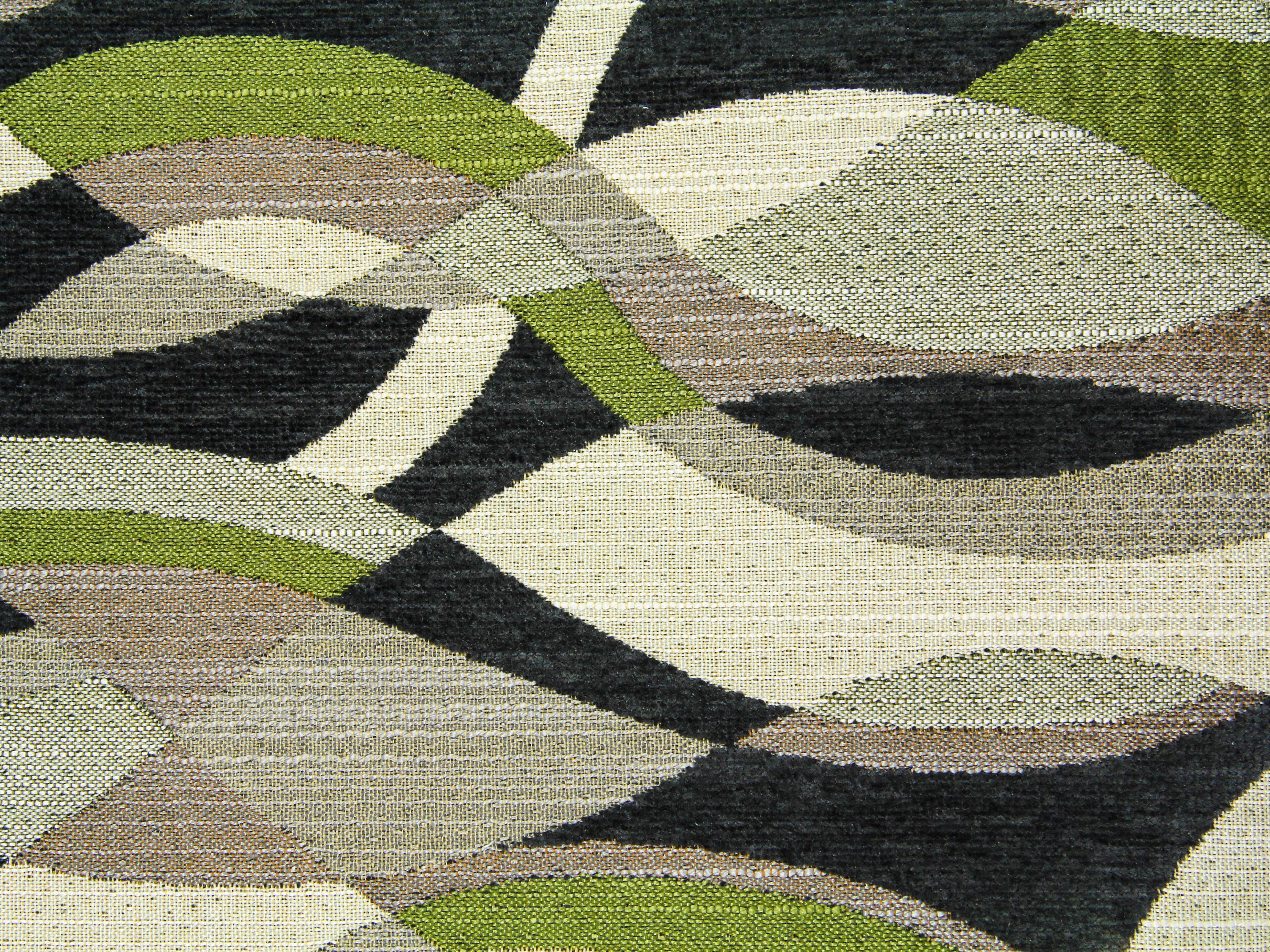 fabric texture swirl waves green art design pattern wallpaper ...