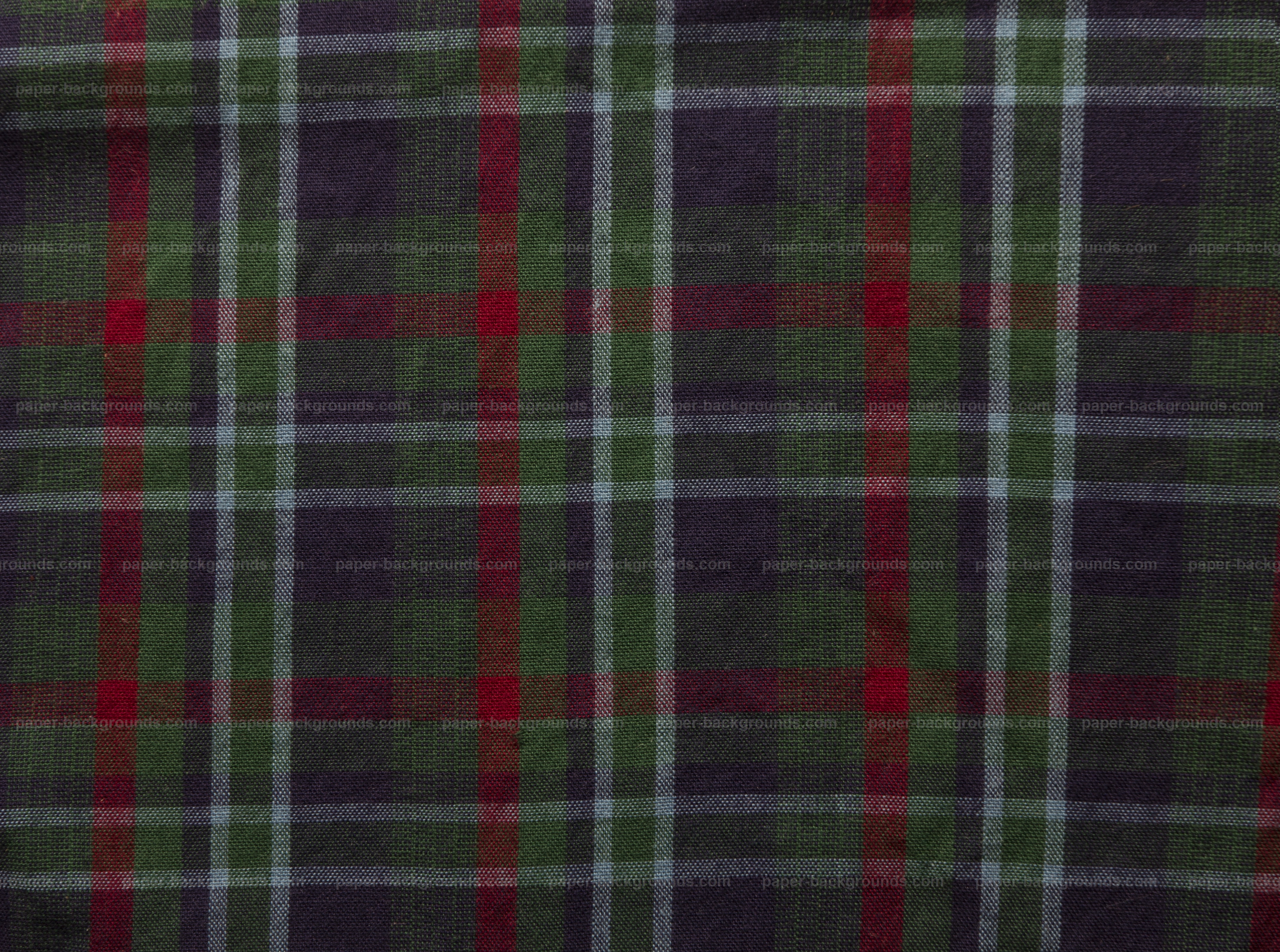 Paper Backgrounds | Dark Plaid Fabric Texture