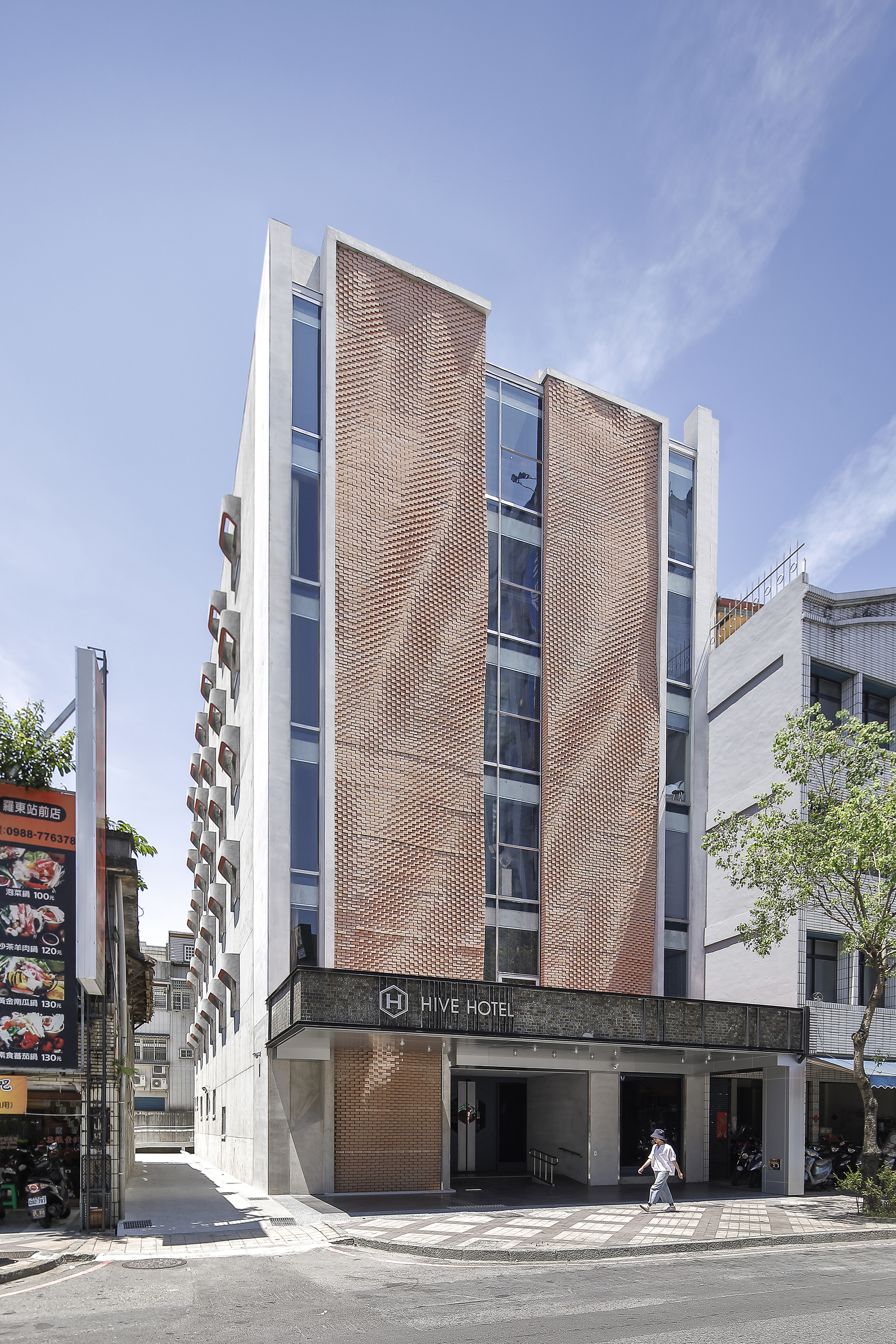 Hive Hotel Facade Remodel / Preposition Architecture | ArchDaily