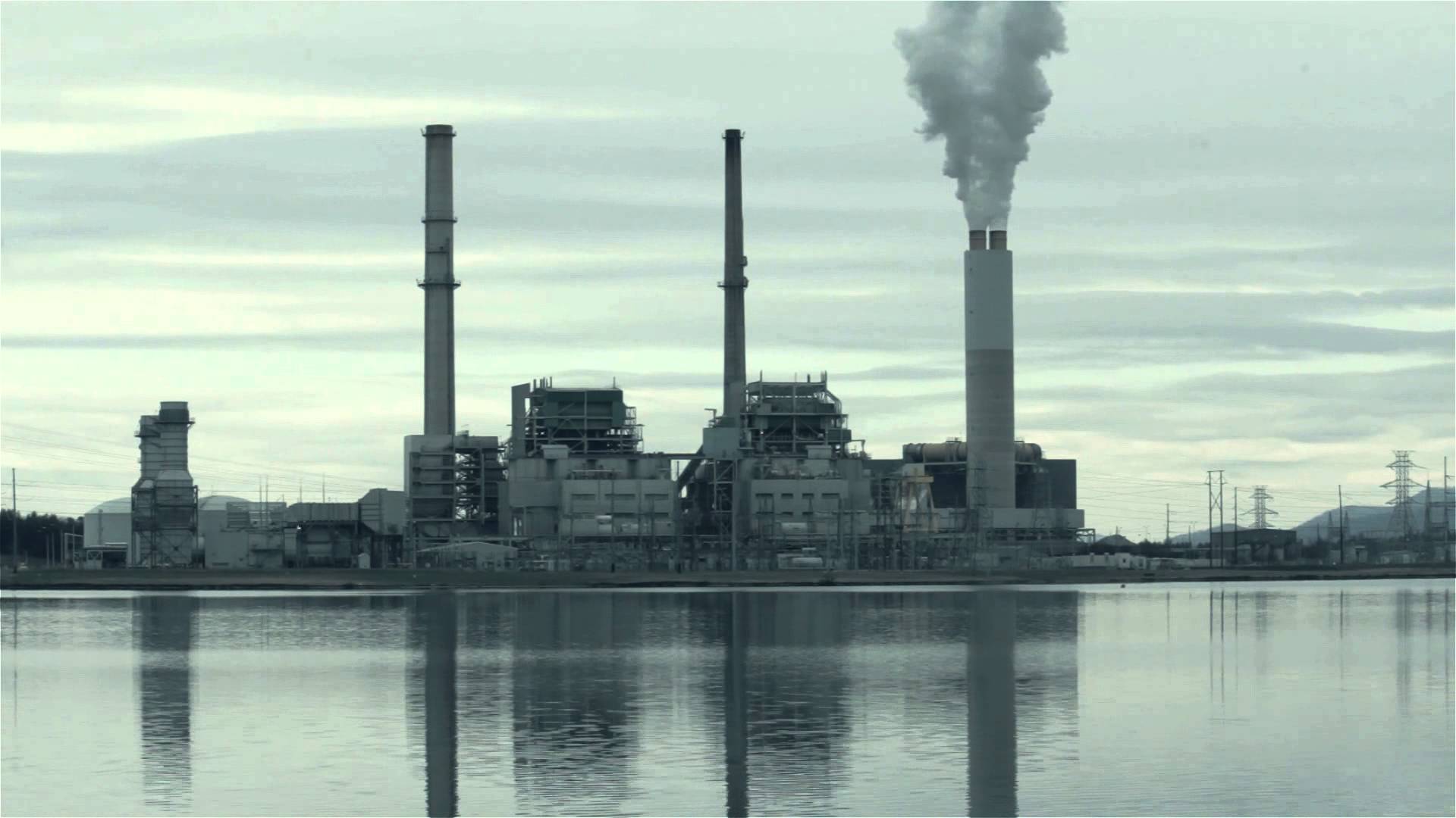 Royalty Free HD Stock Footage Coal Plant Polution Emissions ...