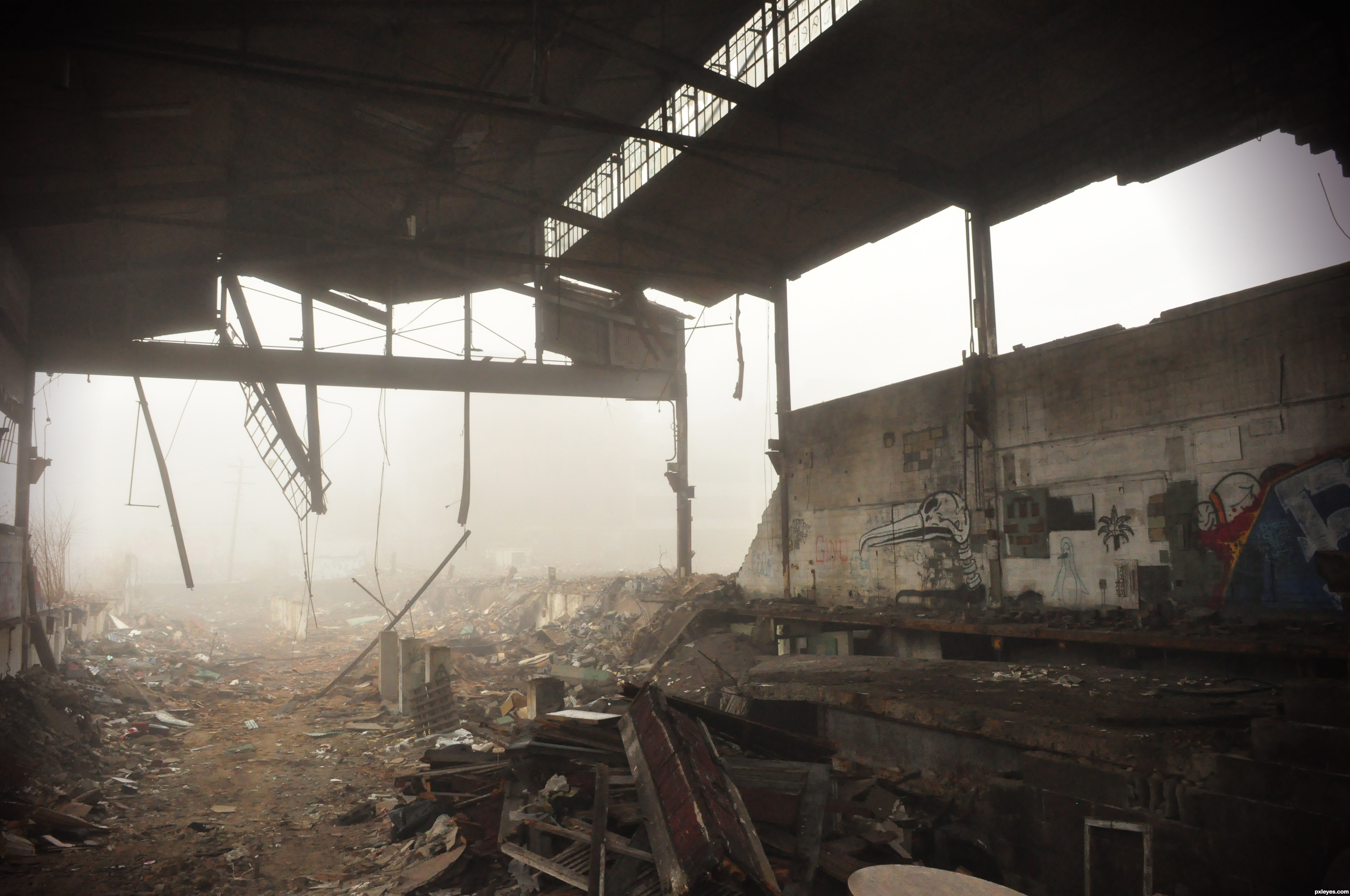 Post Apocalypse at the Packard Factory picture, by jackaloftrades ...