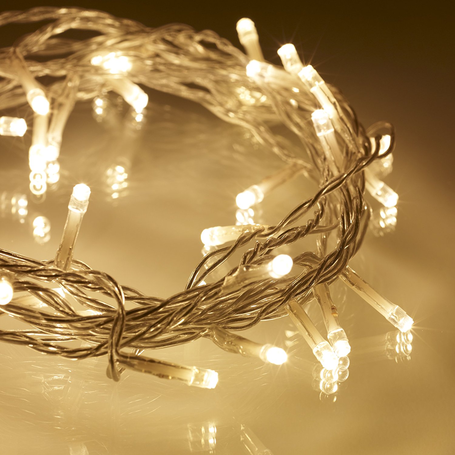 Indoor Fairy Lights with 40 Warm White LEDs on Clear Cable by ...