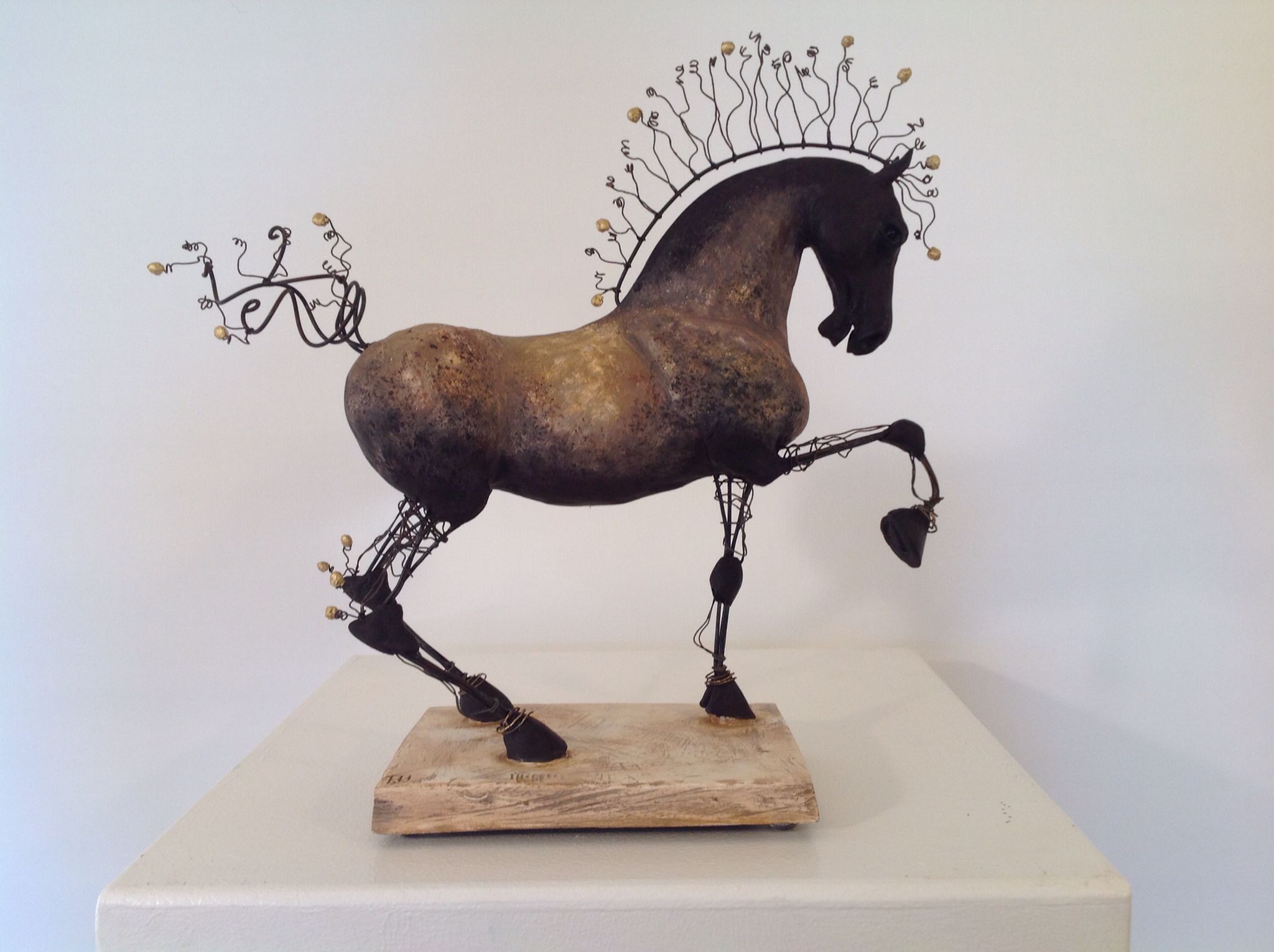 Lena Untidt: 'Fairytale Horse' 2016 new sculpture. | Lena untidt ...