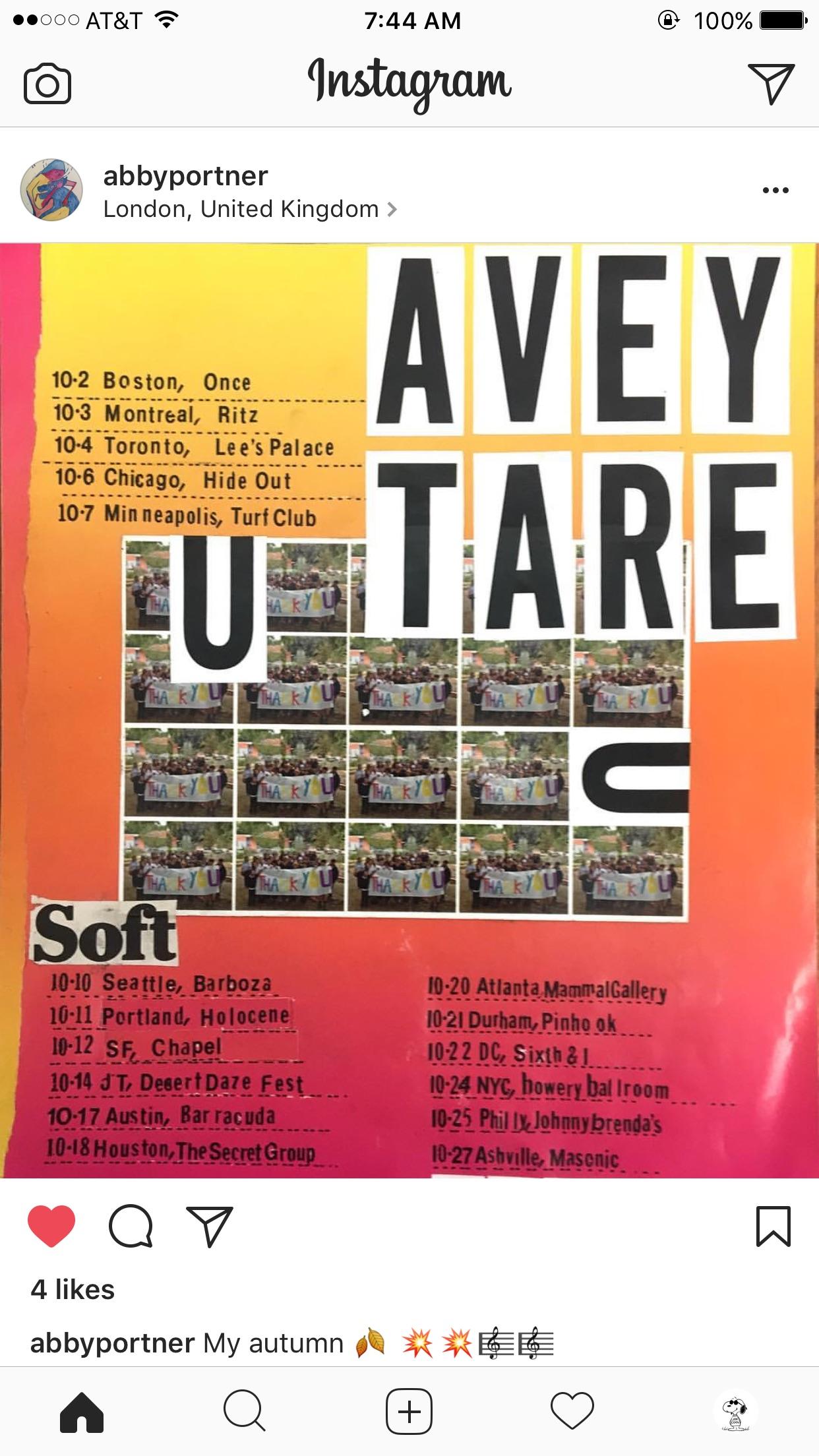 AVEY USA/CANADA FALL TOUR INCOMING WITH ABBY ON THE VISUALS ...