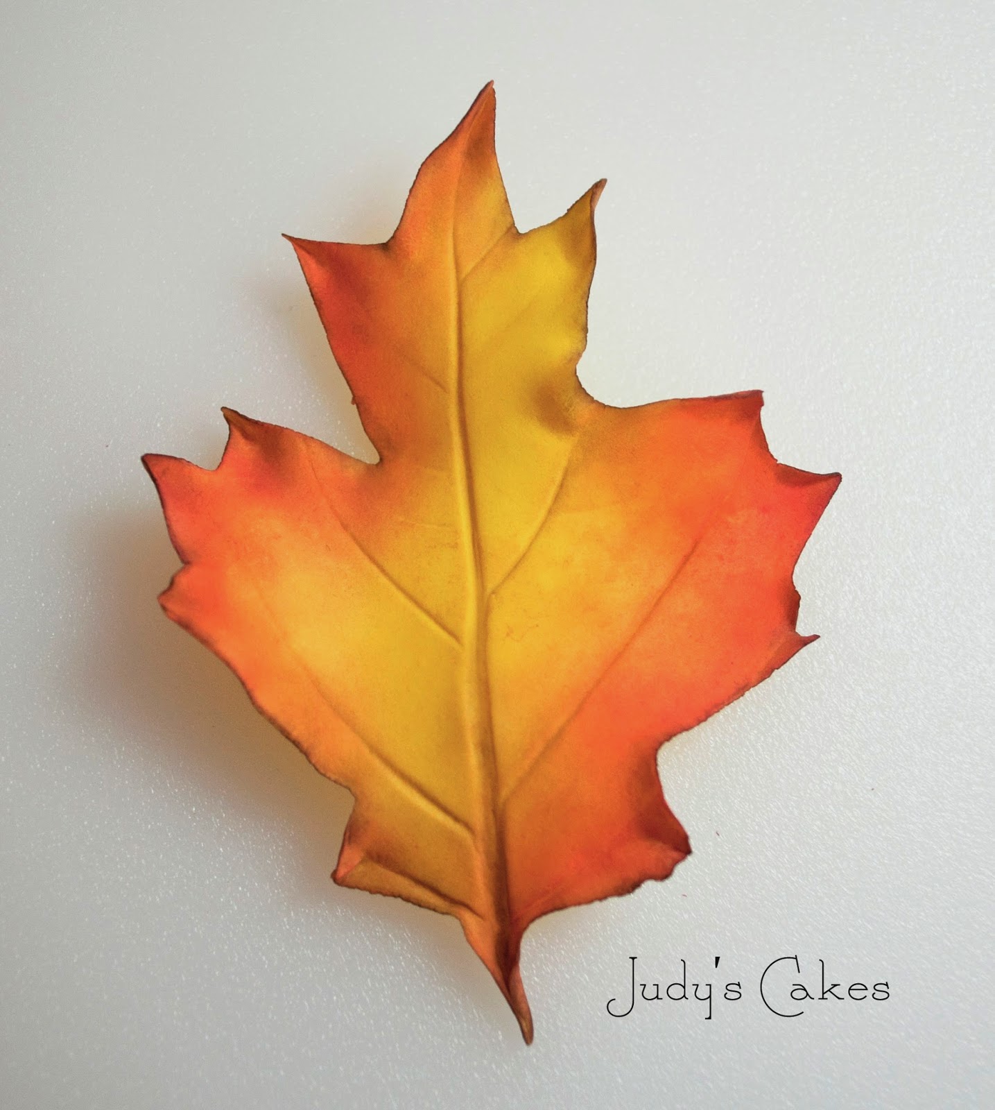 Gumpaste Autumn Leaves Tutorial - Sugared Productions Blog