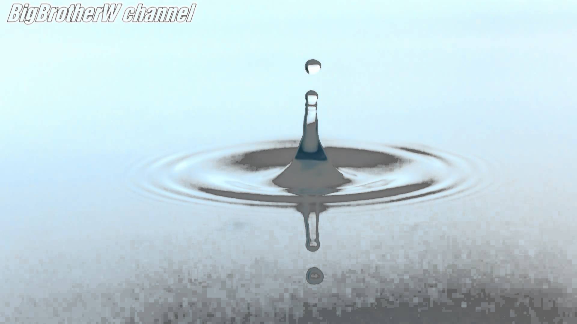 Super Slow Motion Water Drop (droplet) HD (BigBrotherW channel ...