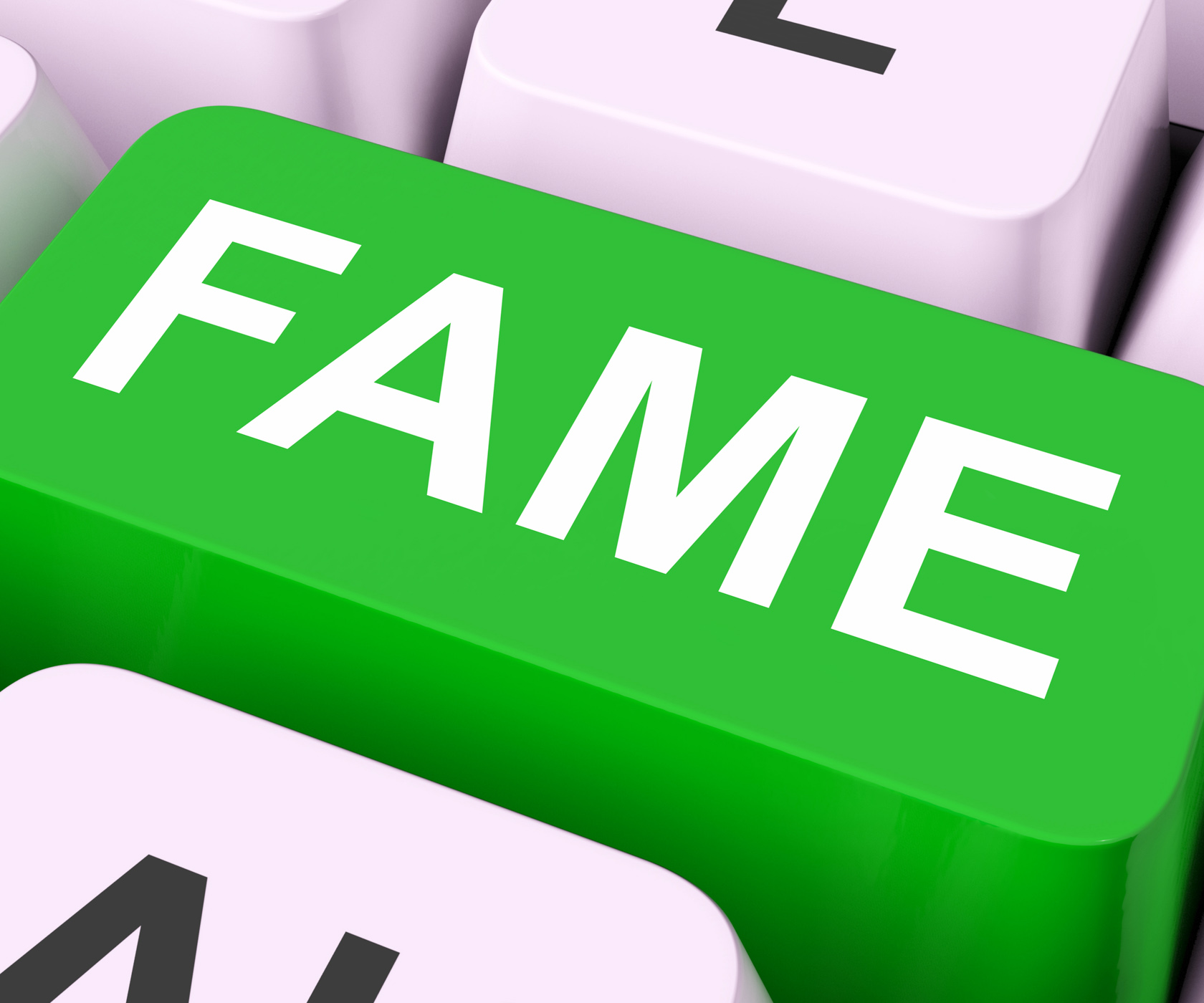 Fame keys mean renowned or popular photo