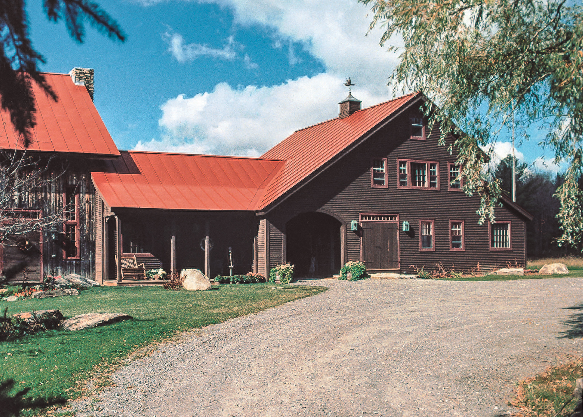 See a Farm House Style Timber Frame