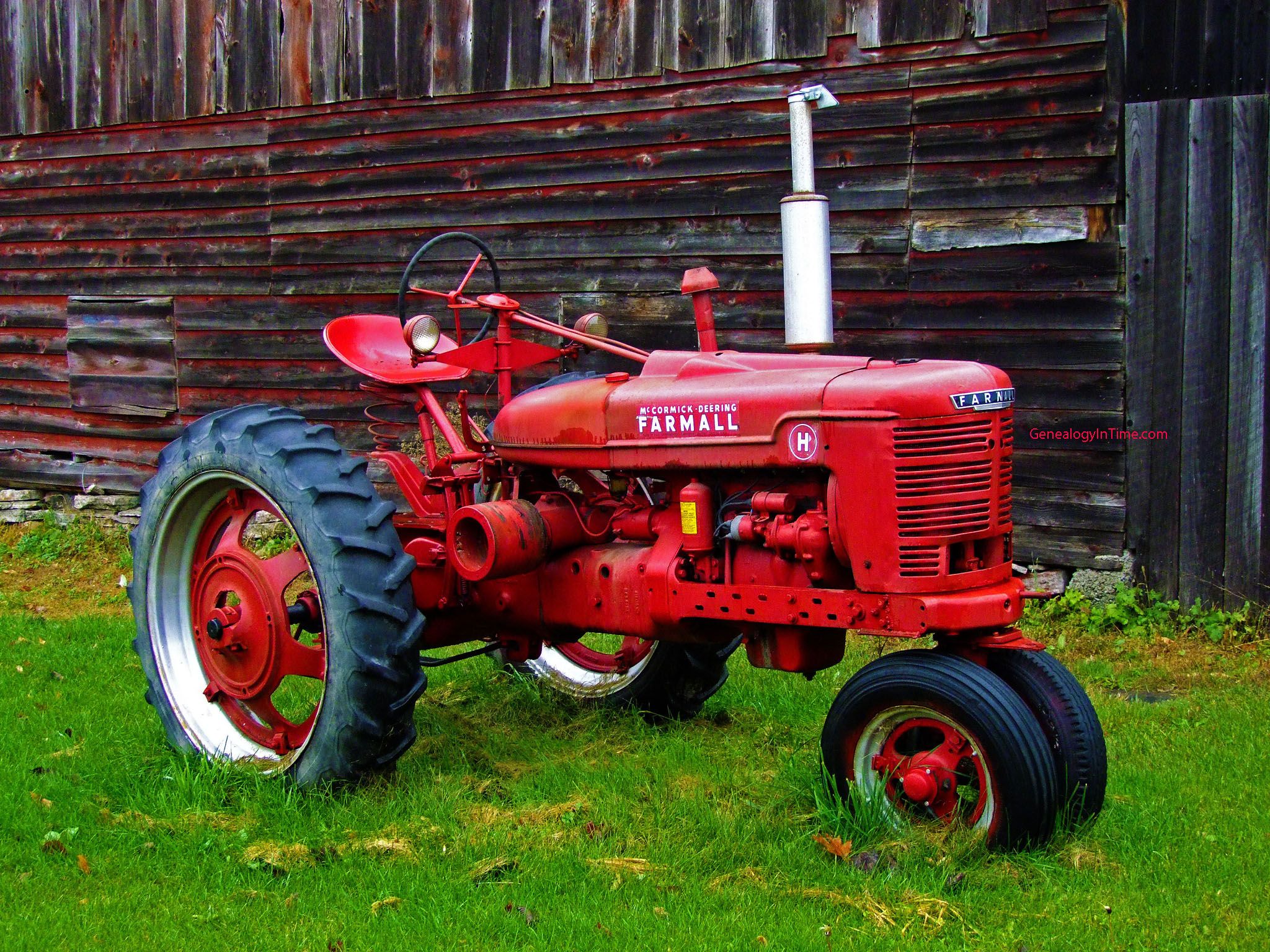 Old Farm Scenes | 1948 McCormick Deering Farmall farm tractor | Farm ...