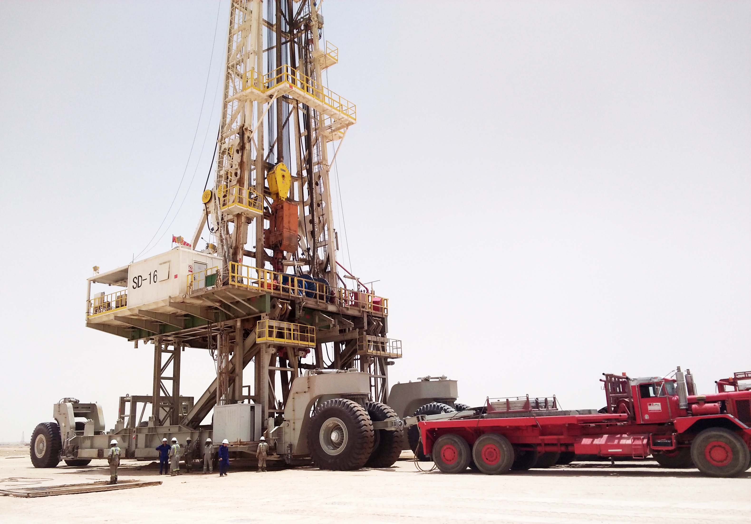 Kuwait Desert Fast Moving Drilling Rig - kerui petroleum