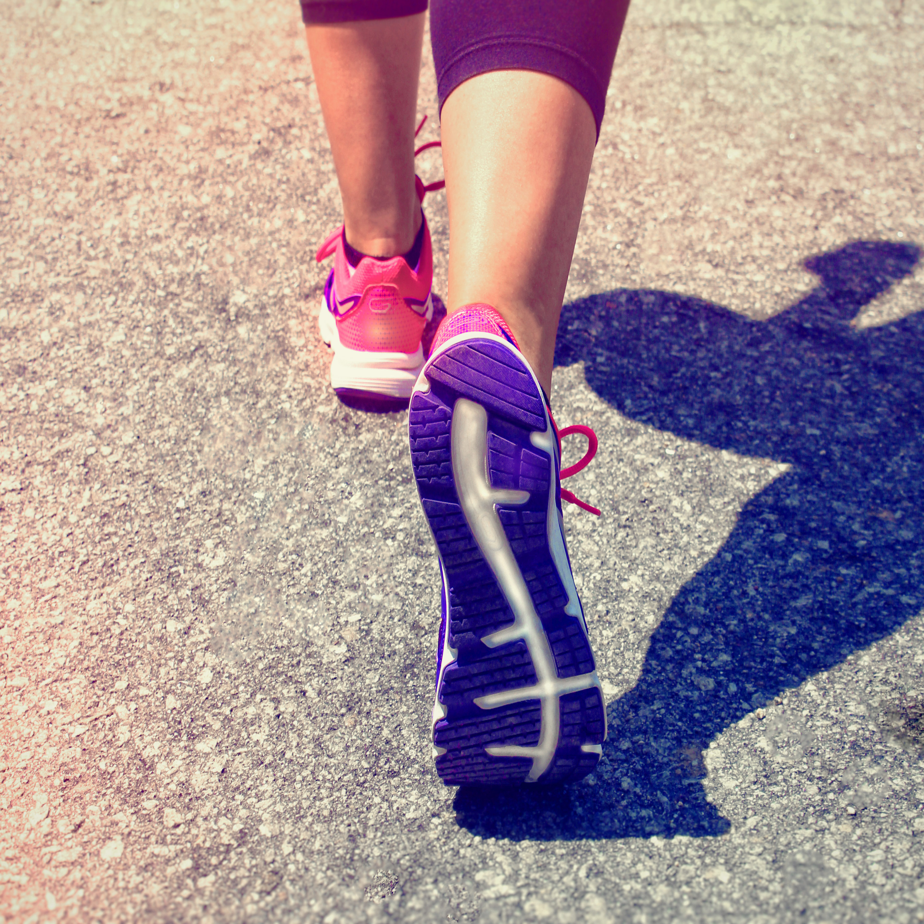 Female Runner Feet - Women Fitness, Action, Road, Slim, Shoes, HQ Photo