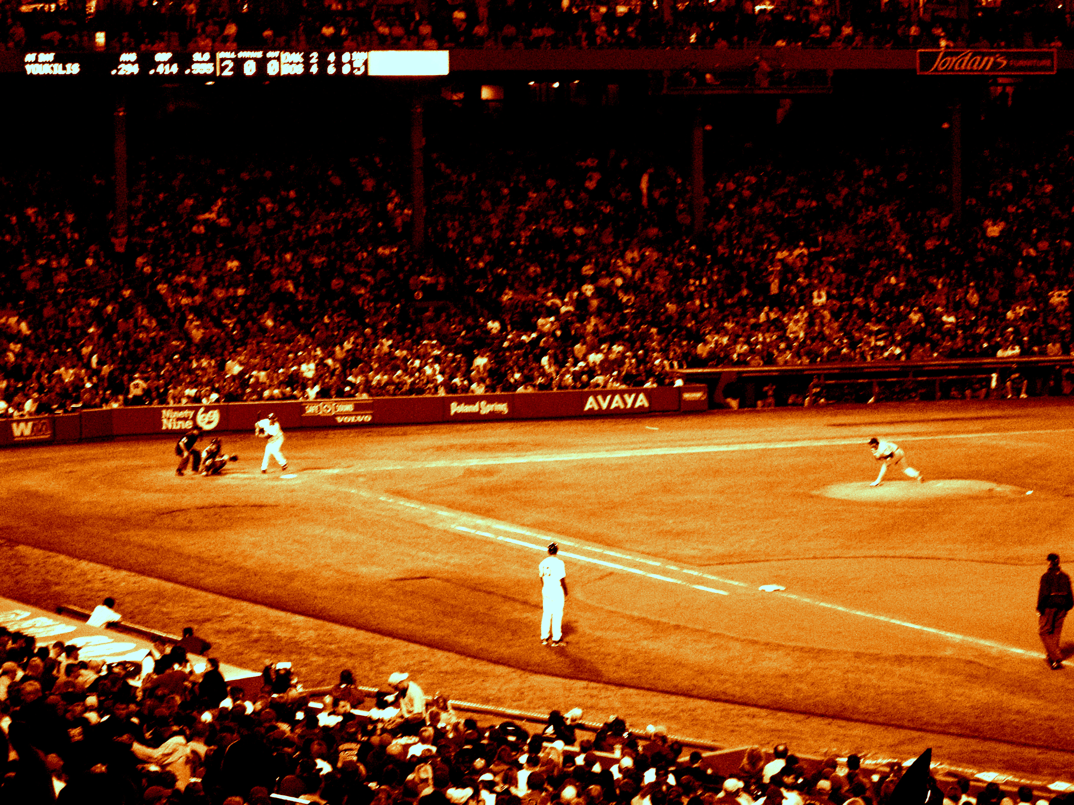 Fenway baseball game photo