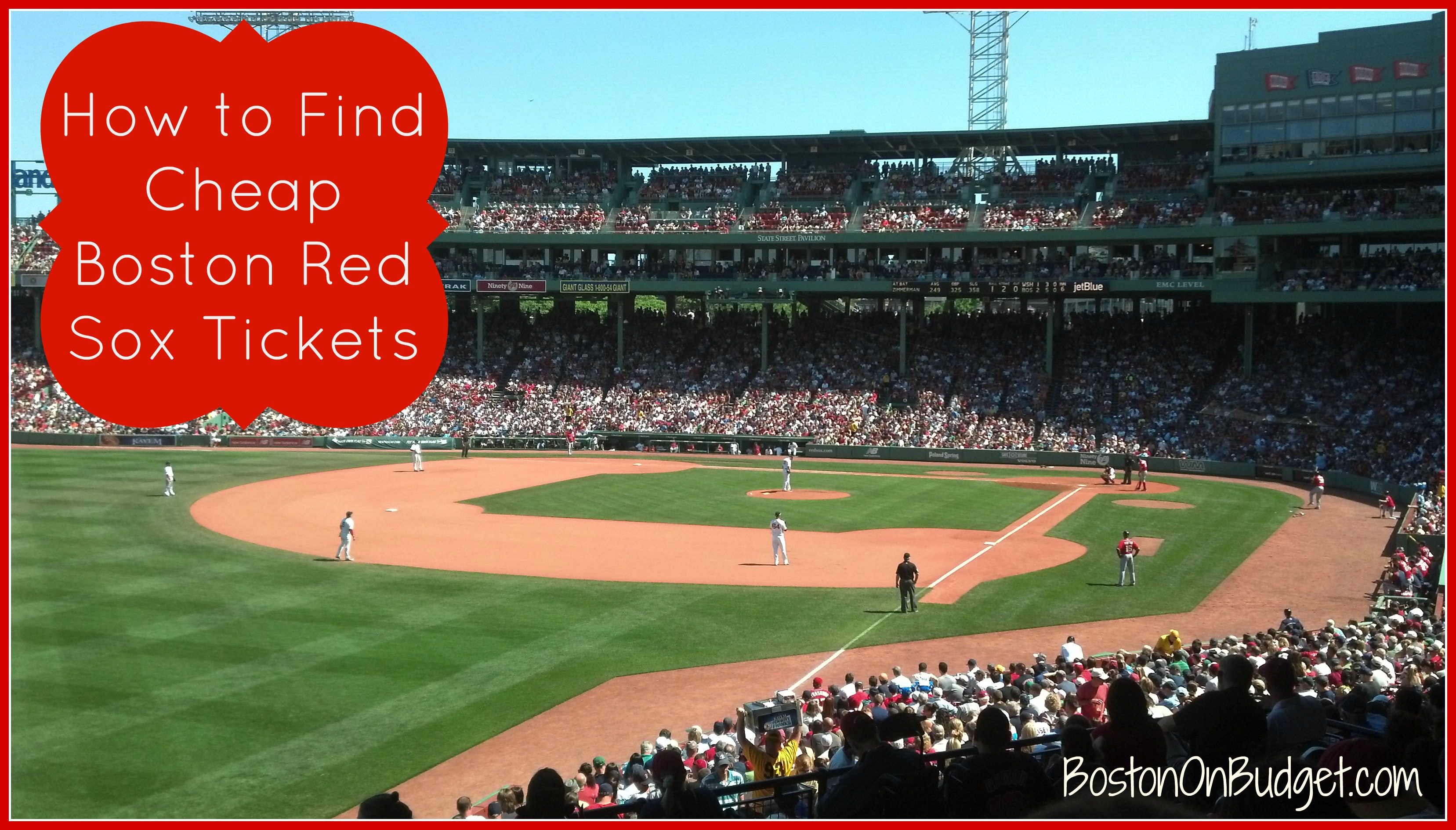 How to Save at Fenway Park: Find Cheap Red Sox Tickets | Boston on ...