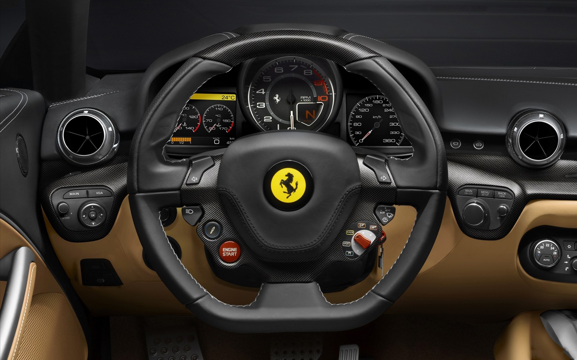 Ferrari Steering Wheel Wallpaper 50222 1920x1200 px ~ HDWallSource.com