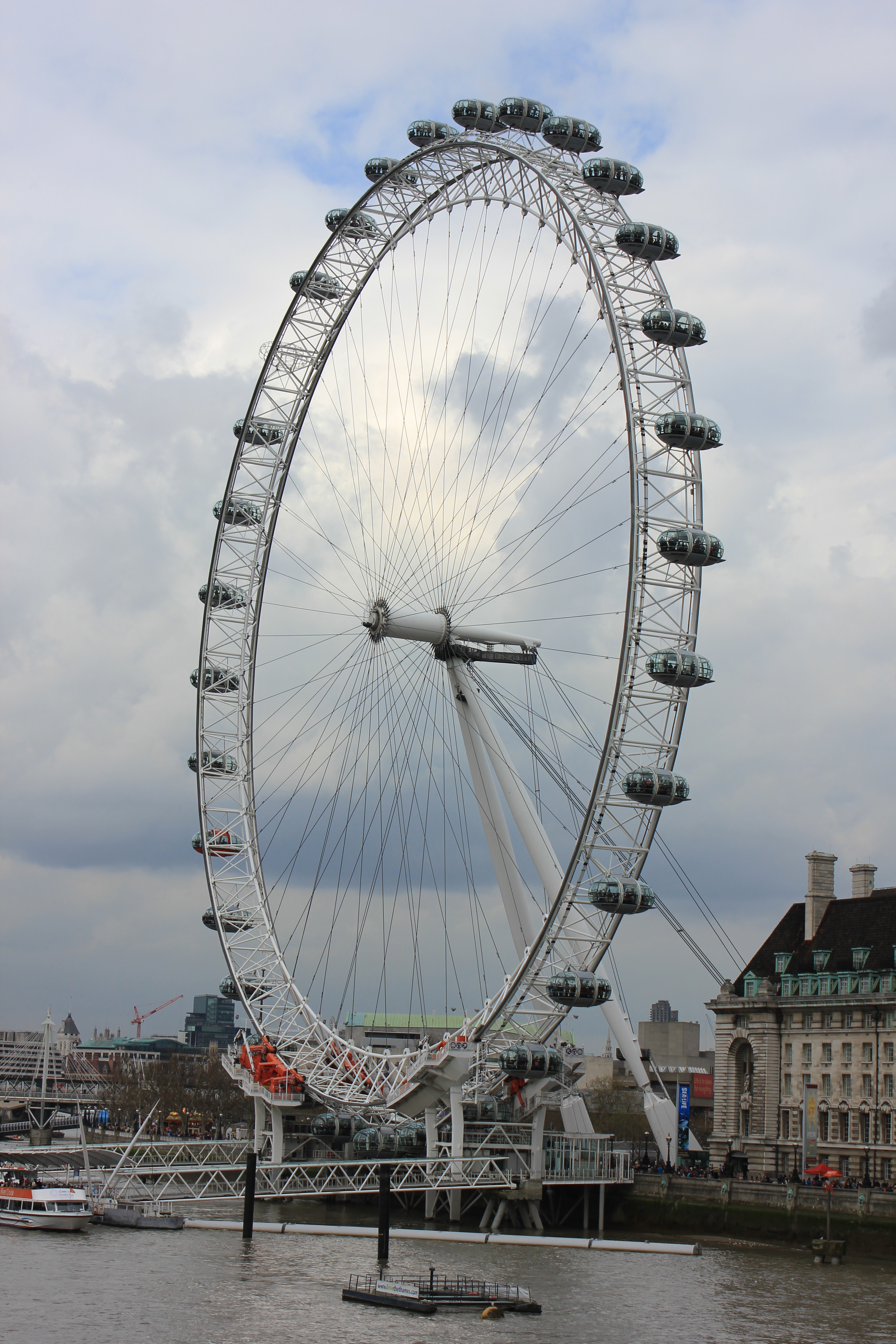 A Ferris Wheel Ride on the London Eye in England