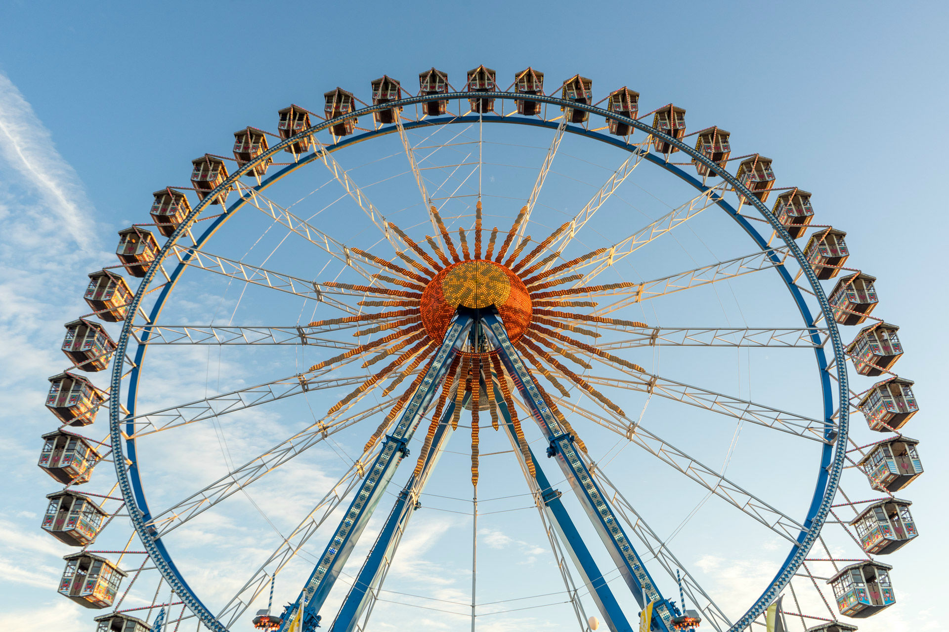 Ferris Wheel at the Munich Oktoberfest 2018