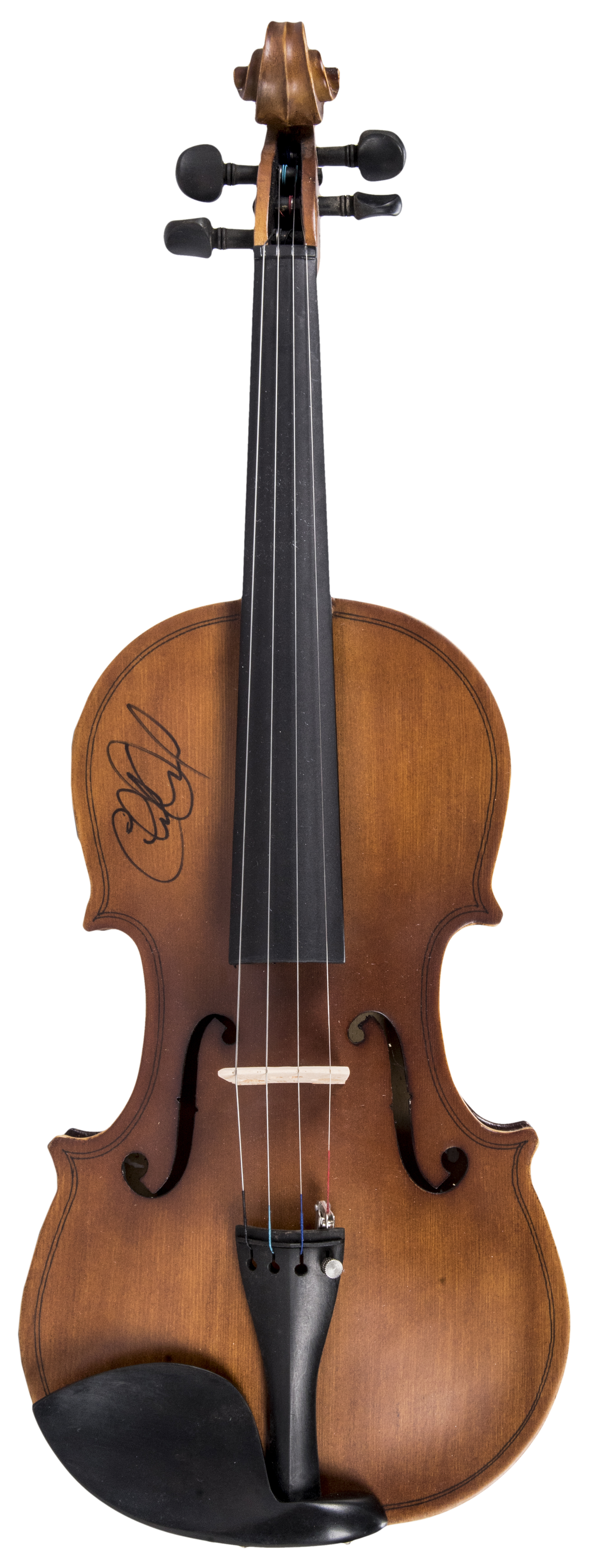 Lot Detail - Charlie Daniels Signed Fiddle & 8x10 B&W Photograph (JSA)