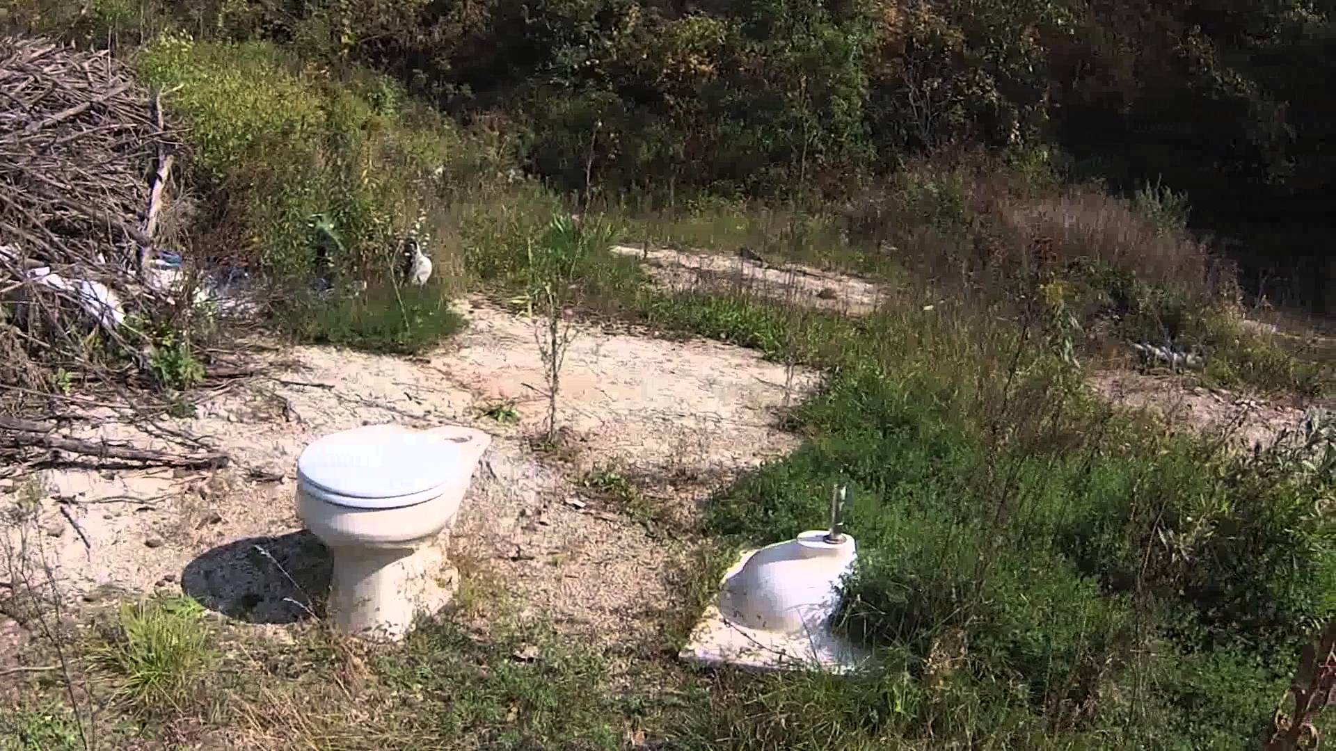 Mystery Toilet in the Middle of a Field - YouTube