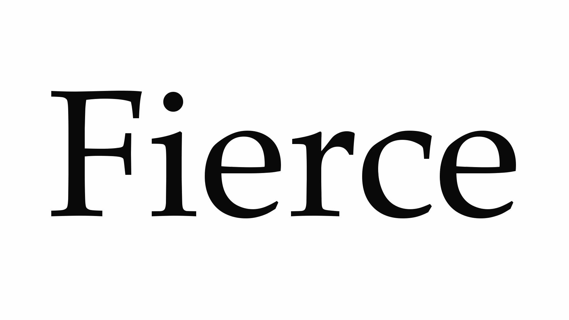 How to Pronounce Fierce - YouTube