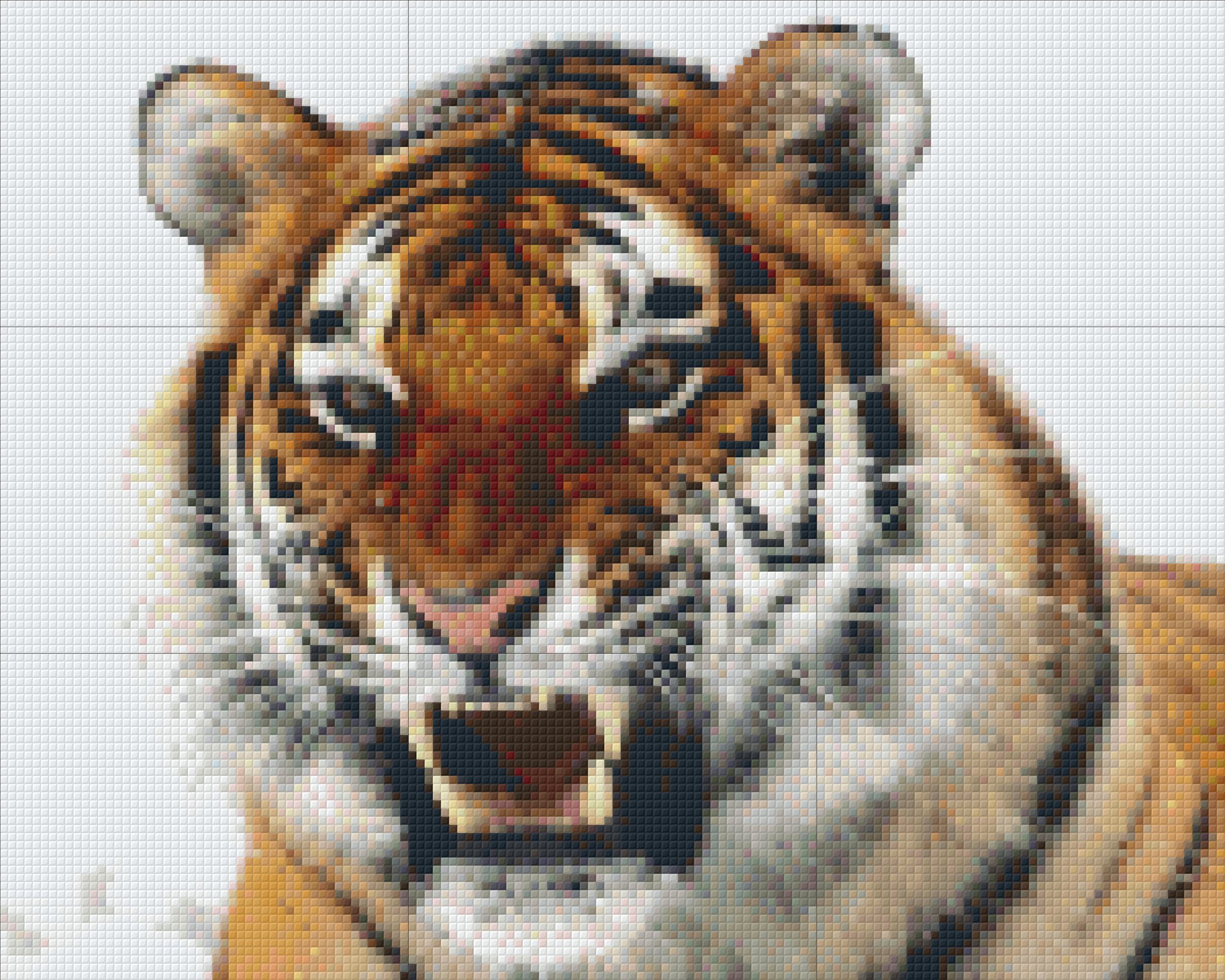 9 Baseplate kit - Fierce Tiger | UK Manic Crafters