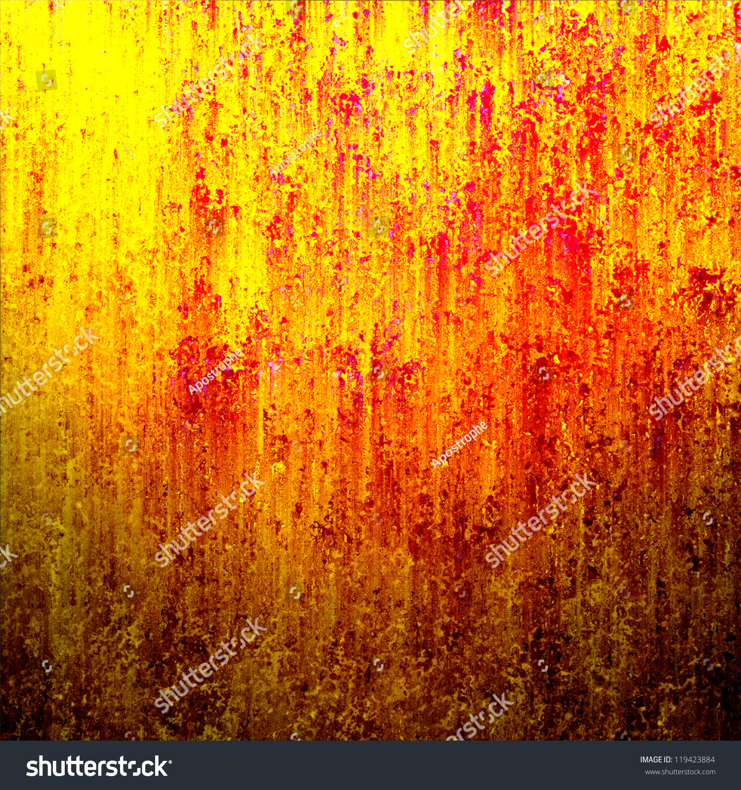 Hot Fiery Orange Yellow Background Red Stock Illustration 119423884 ...