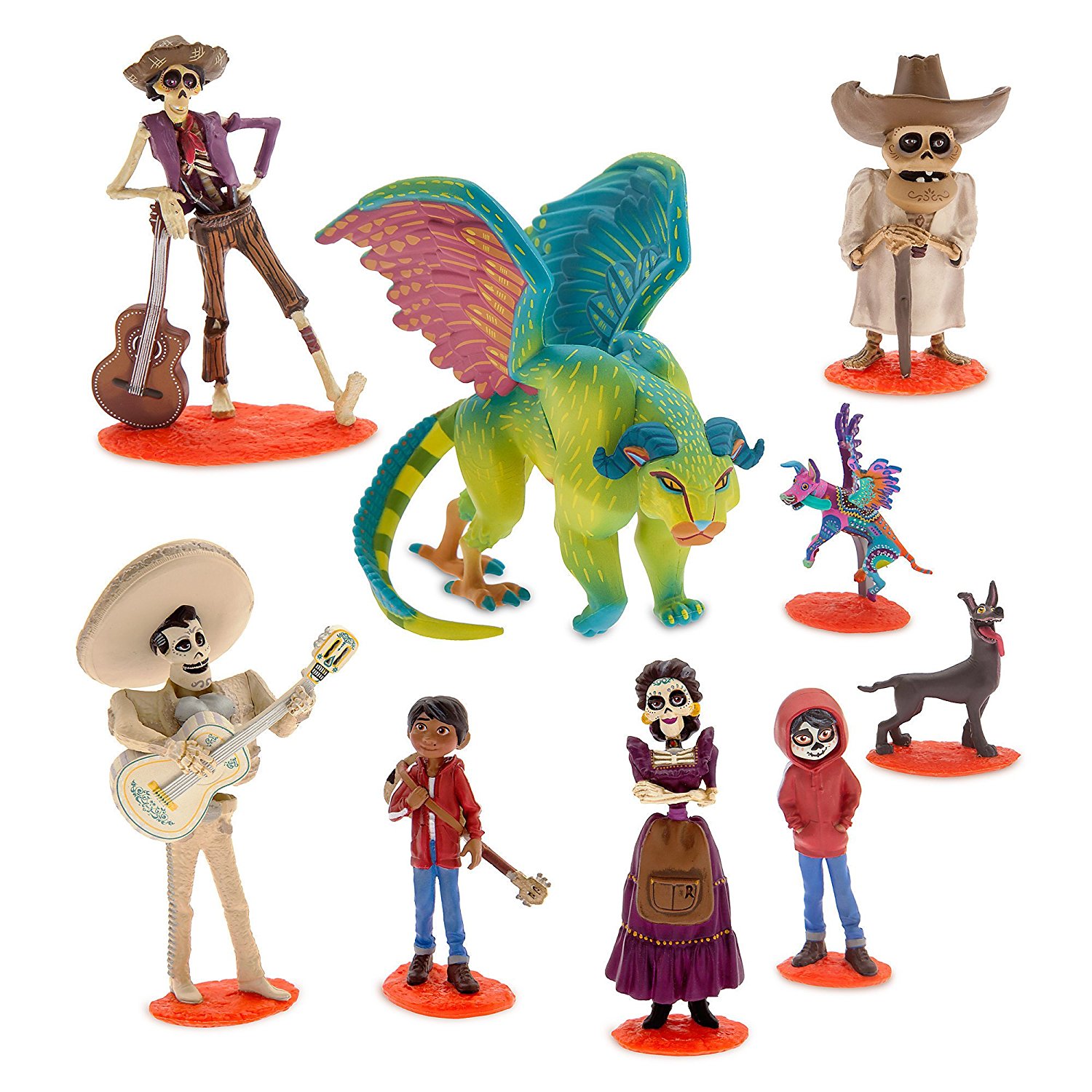 Amazon.com: Disney Coco Deluxe Figurine Set: Toys & Games