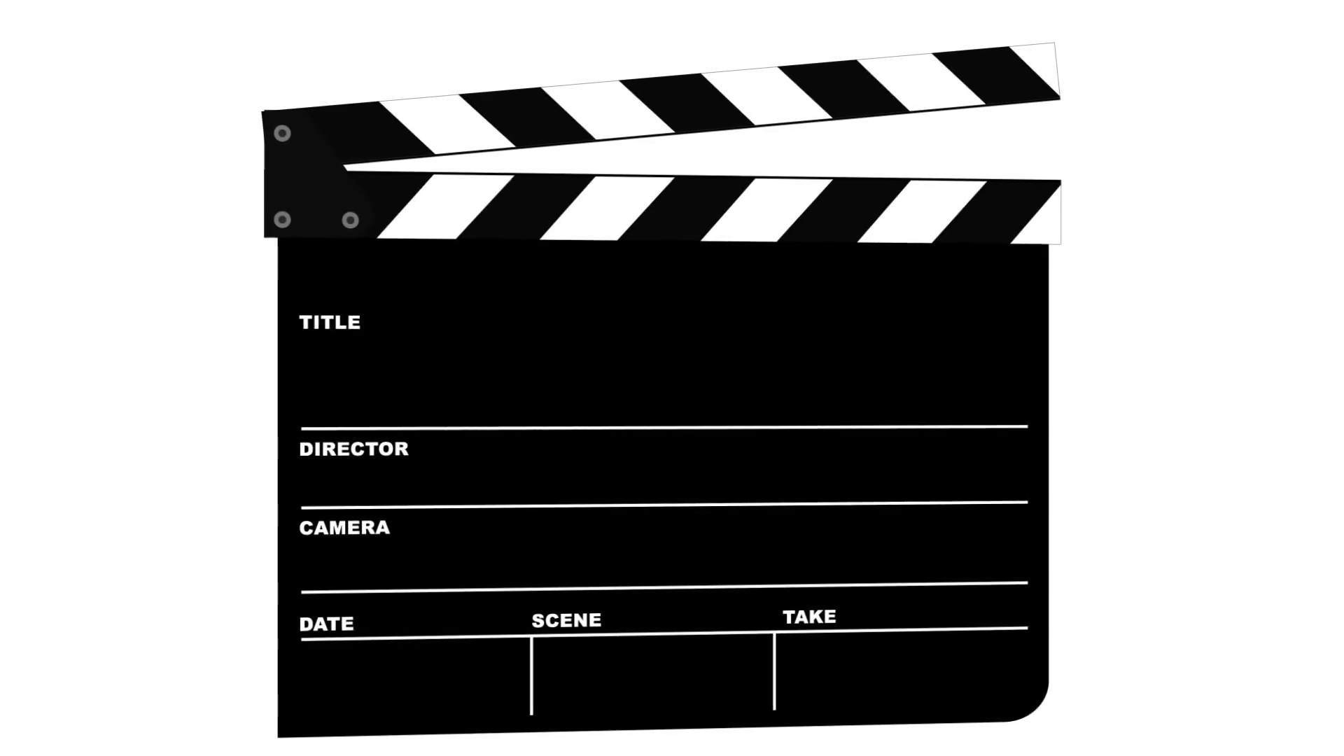 Movie Clapper Board animation Motion Background - Videoblocks