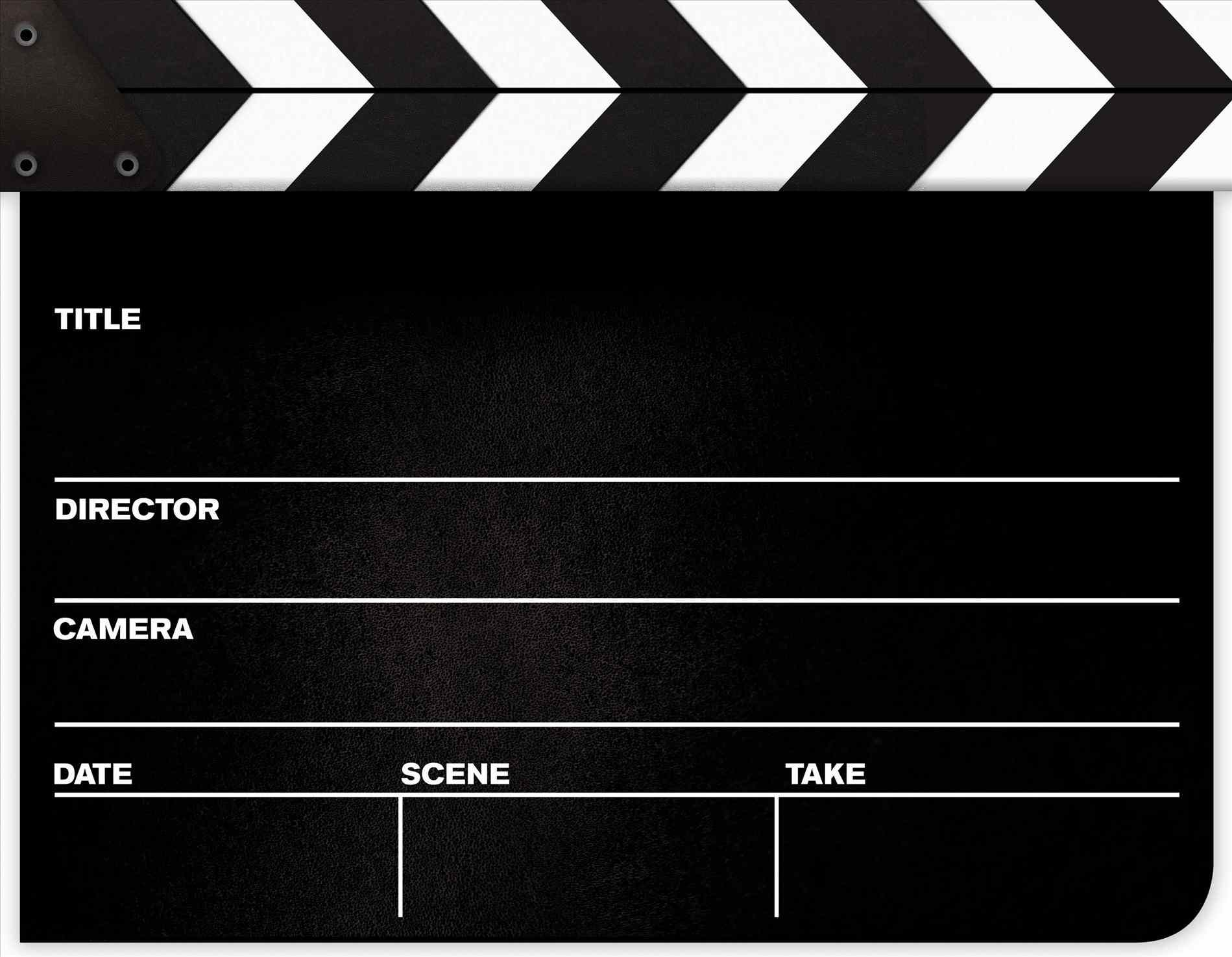 Interior : Movie The Cliparts Movie Director's Clapboard Template ...