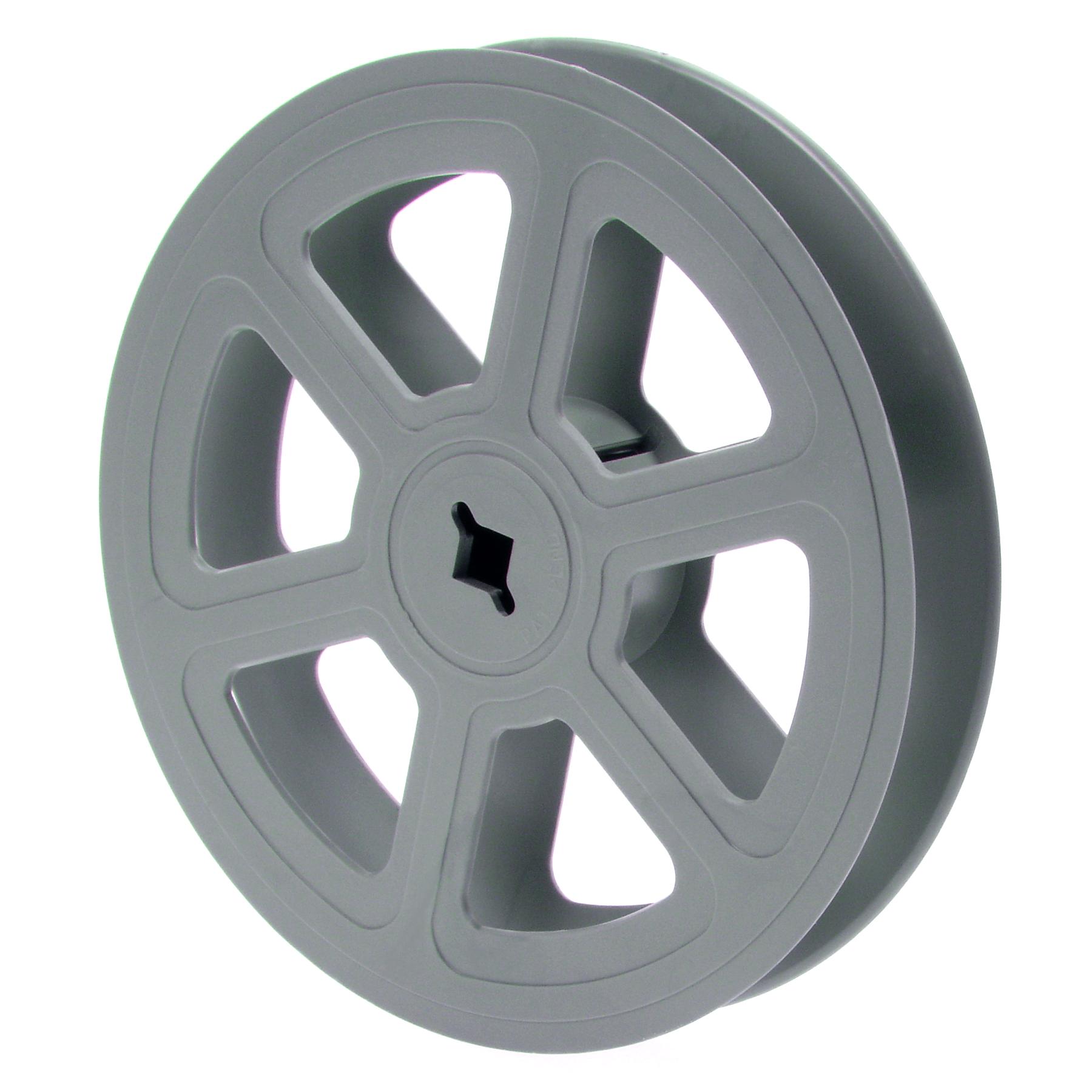 Film Reel 16mm, 200ft / 60m, plastic, grey - WITTNER CINETEC