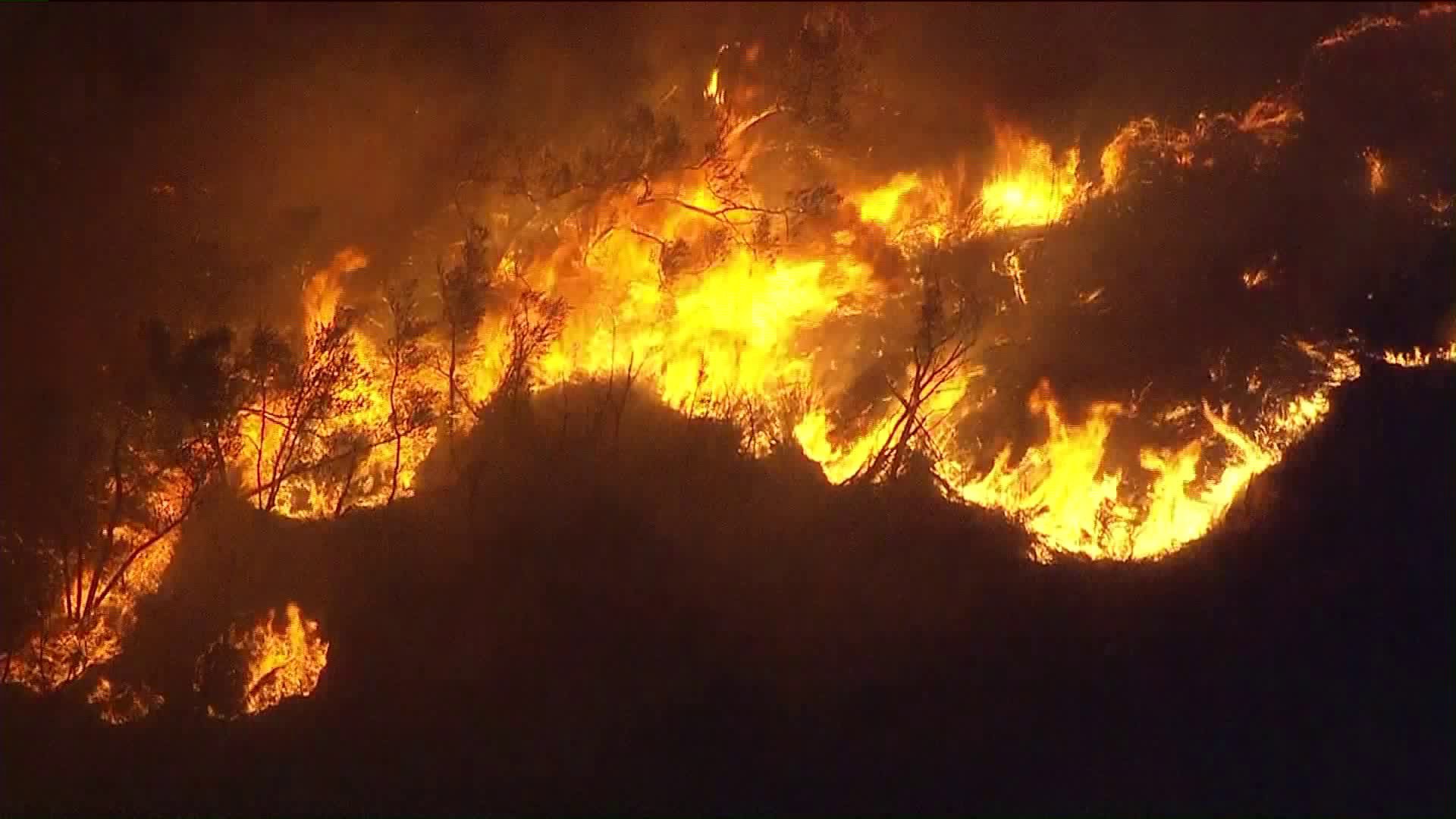 11,000-Acre Creek Fire in Foothills Above Sylmar Forces Mandatory ...