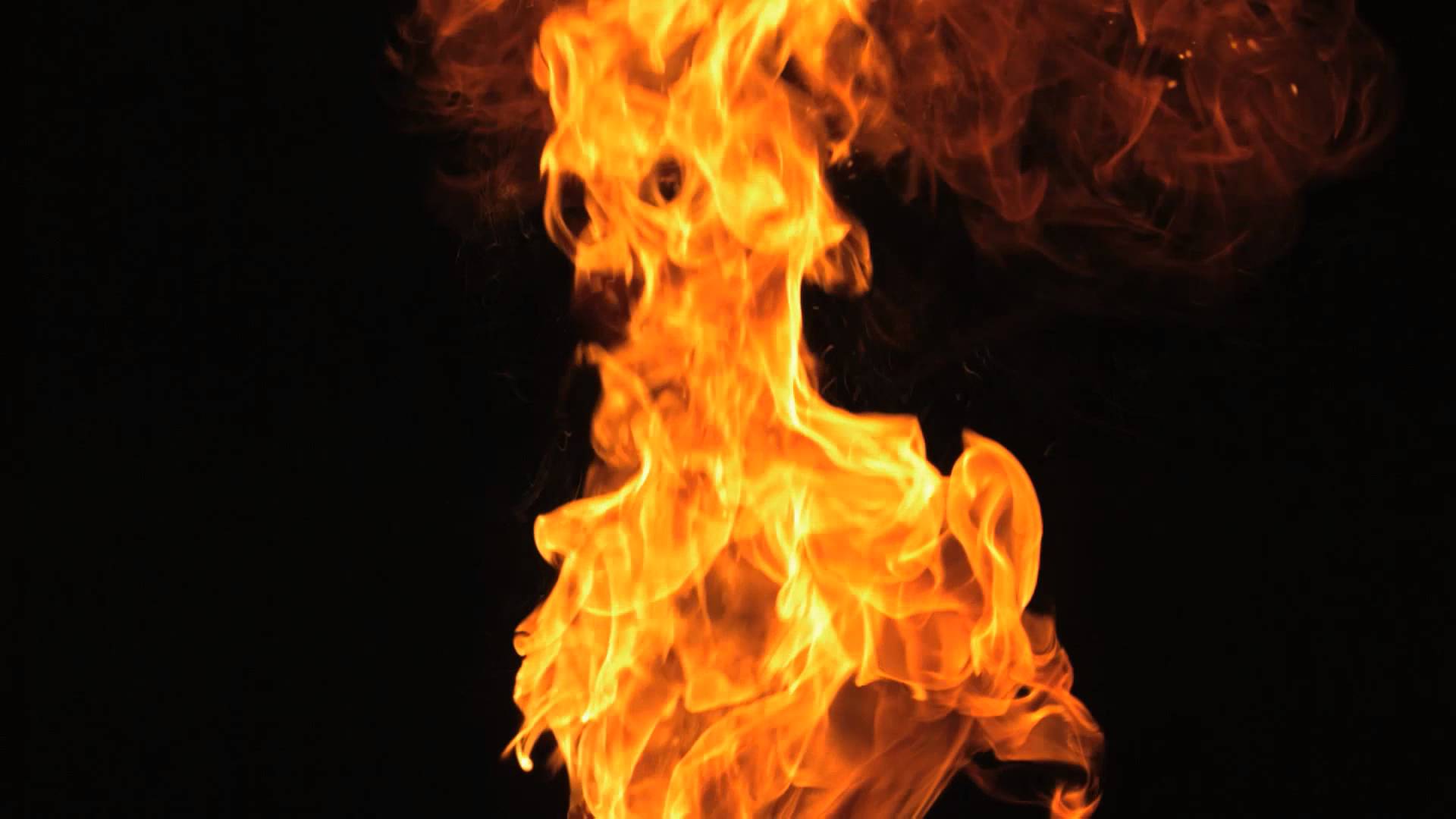 Slow Motion Fire Blaze From the Bottom Stock Video Footage - YouTube