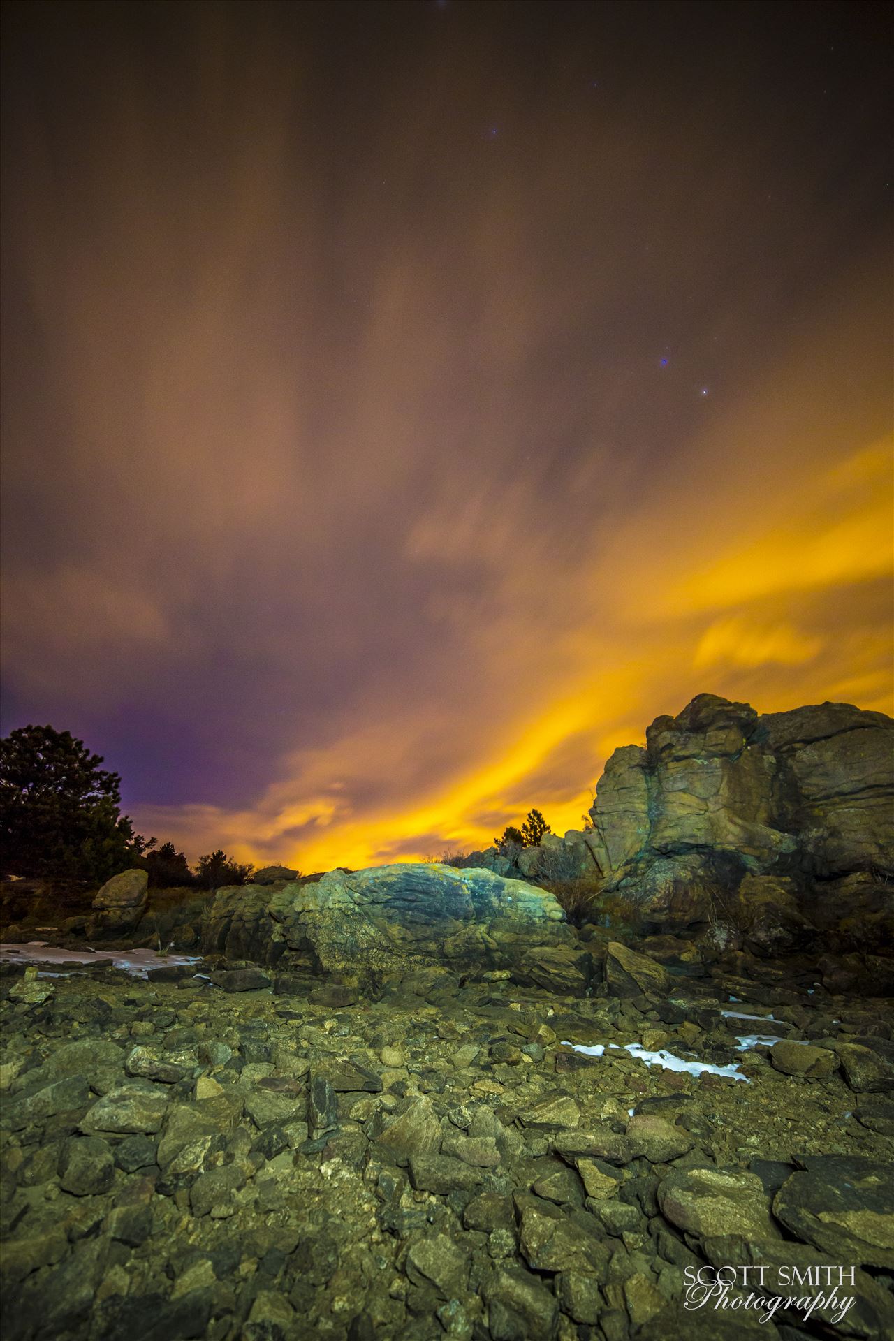 Night Sky on Fire at Mary's Lake | Astrophotography | Scott Smith ...