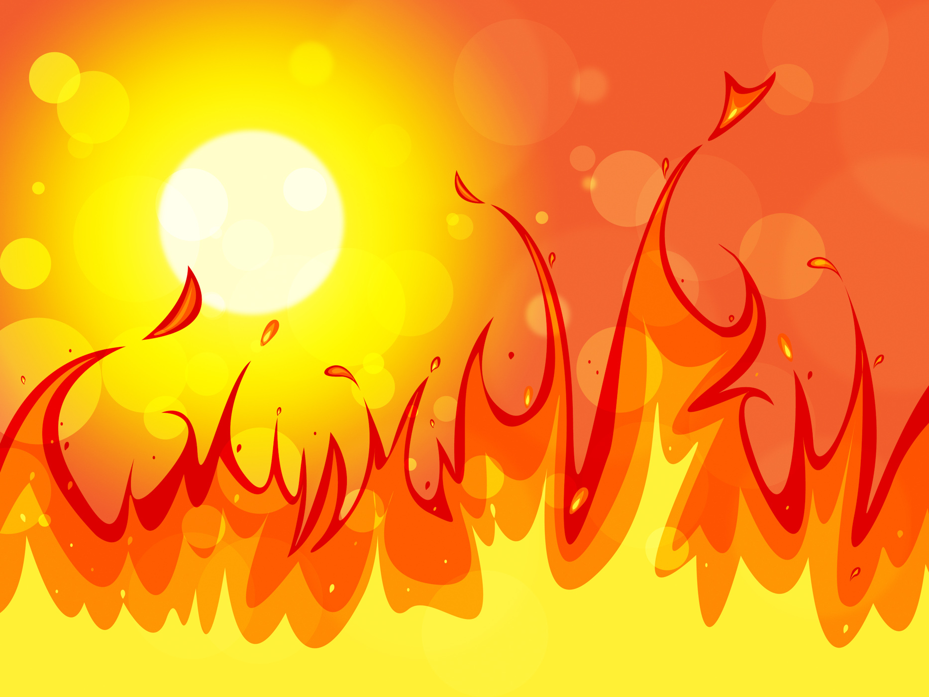 Free photo: Fire Copyspace Represents Backgrounds Blaze And Solar ...