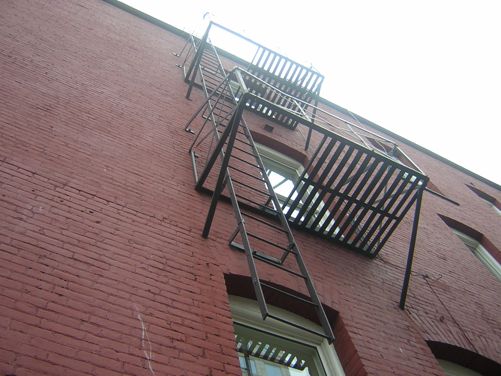 Fixed External Fire Escape Ladders — BALCONY IDEAS : Balcony Fire ...
