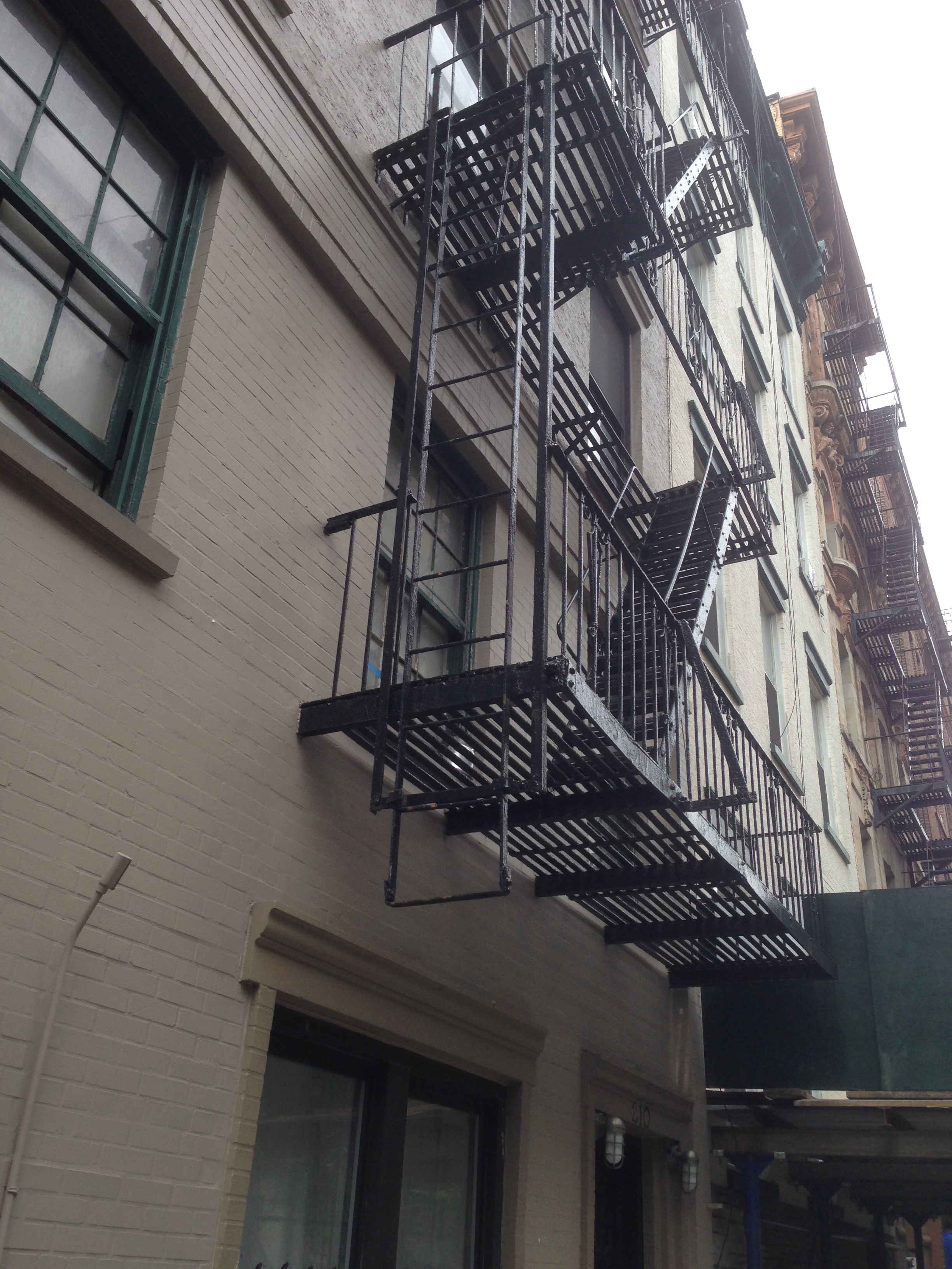 Locked-Out Tenant Injured on Fire Escape Ladder Loses Case