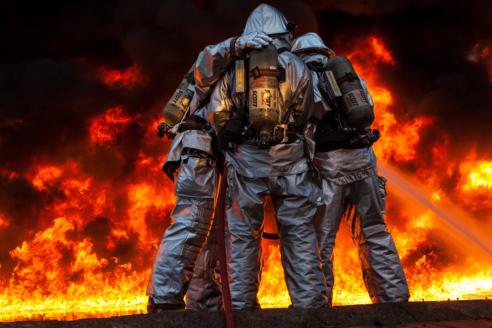Fire fighters photo