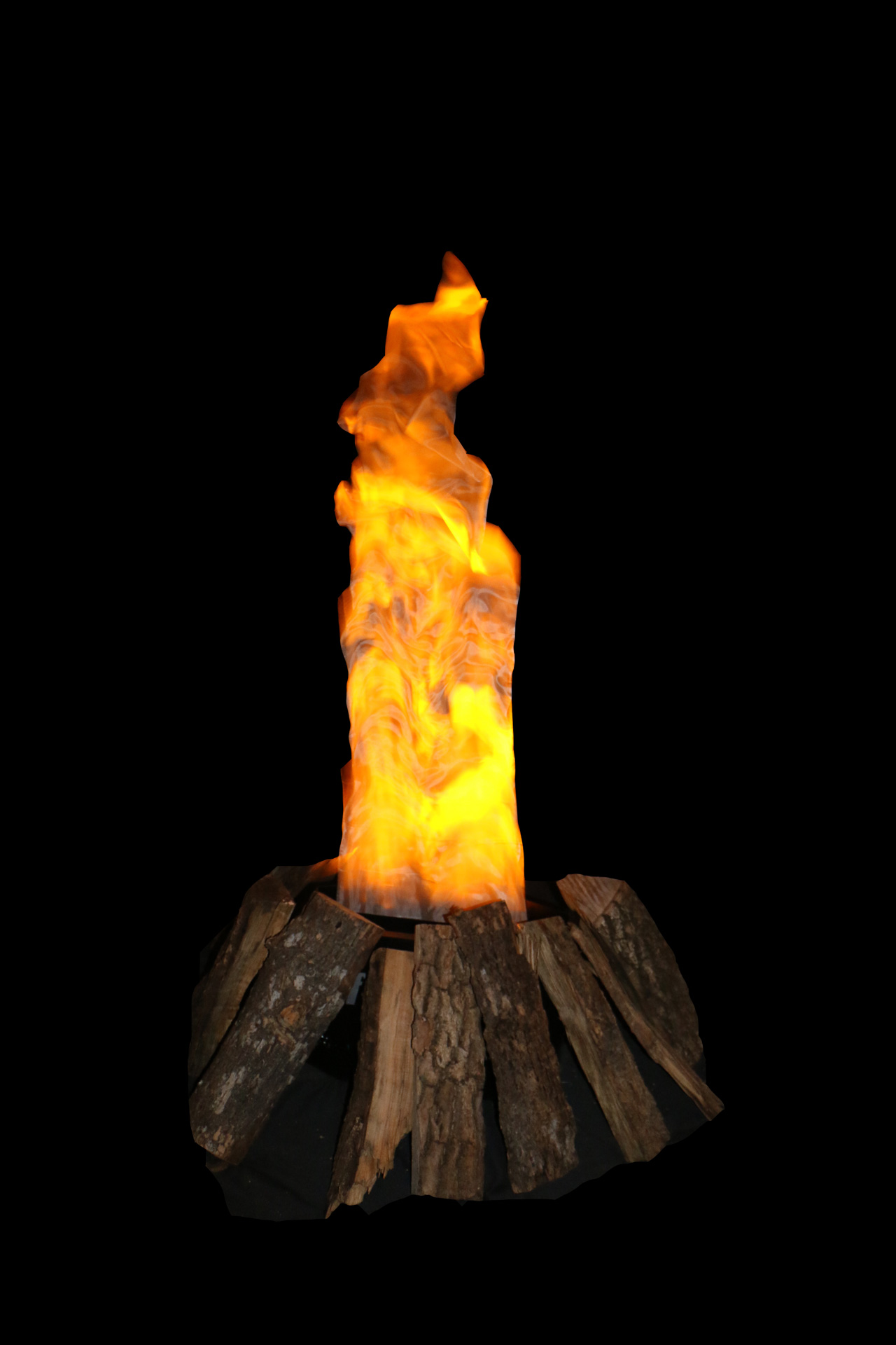 Fire & Ice Fake Fire Flames Unit - Realistic Fake Fire, Indoor ...