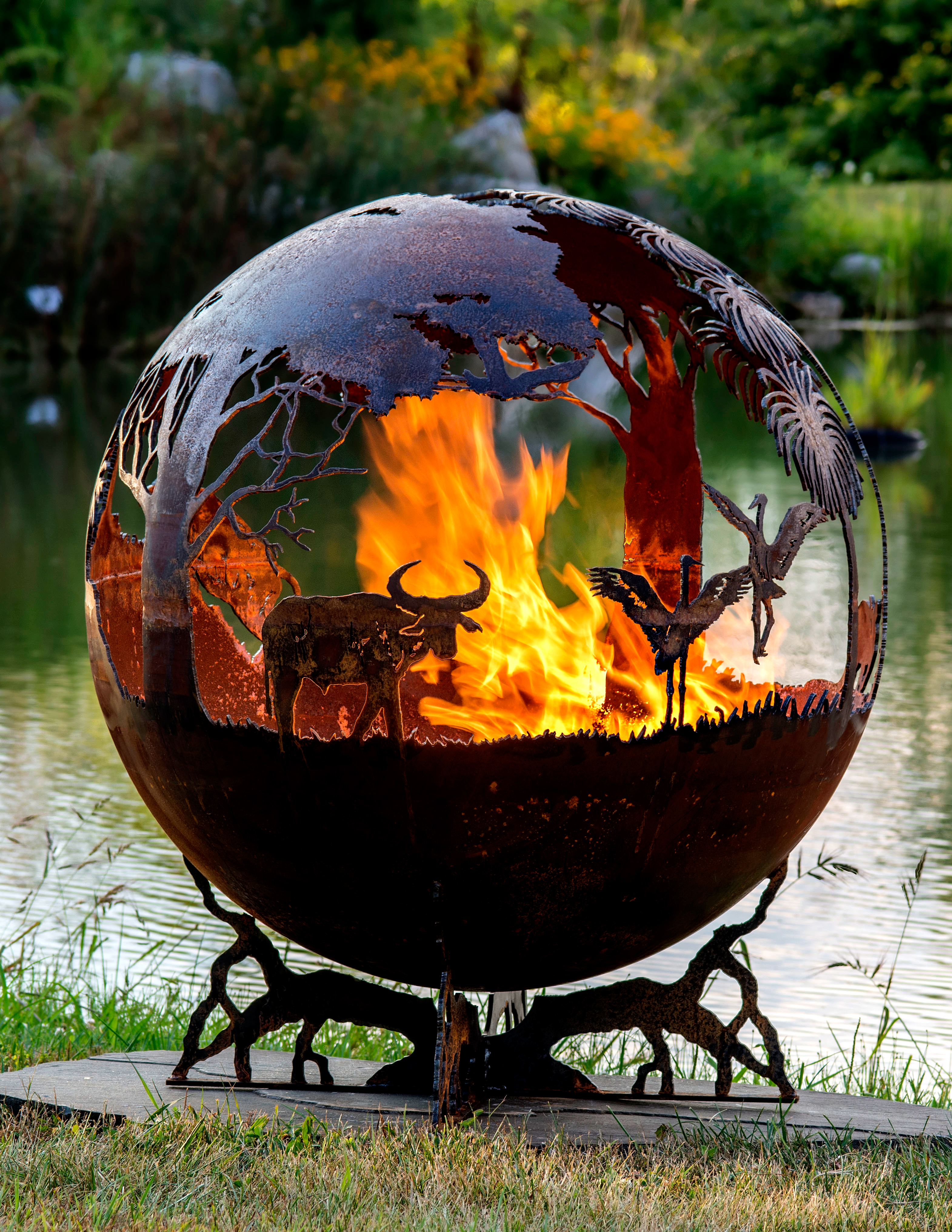 Outback - Australia Fire Pit Sphere | The Fire Pit Gallery : The ...