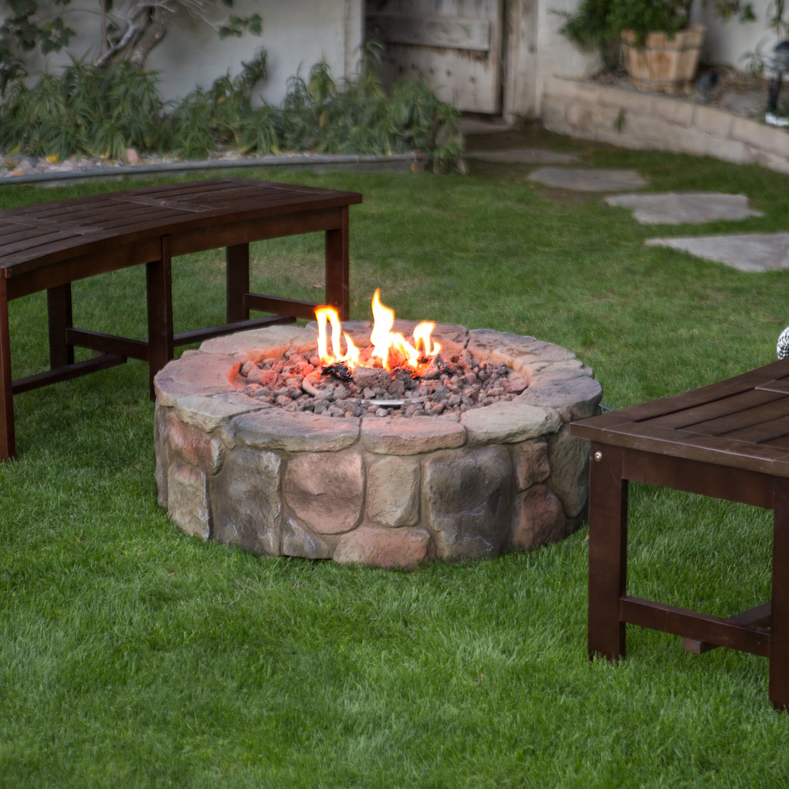 Fire Pit Burn Burning Charcoal, Bcp Stone Design Fire Pit