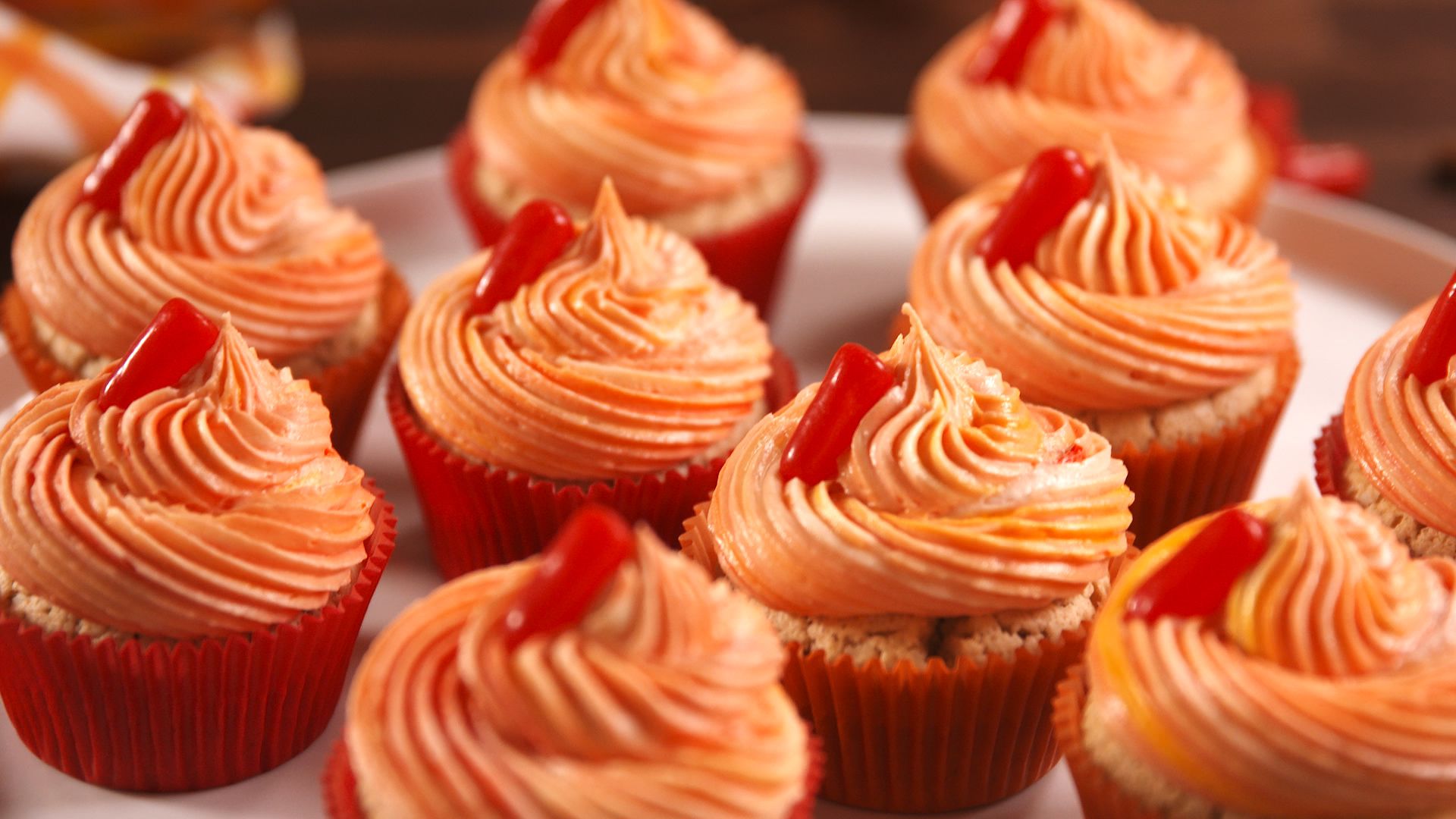 Best Fireball Cupcakes Recipe - How to Make Fireball Cupcakes