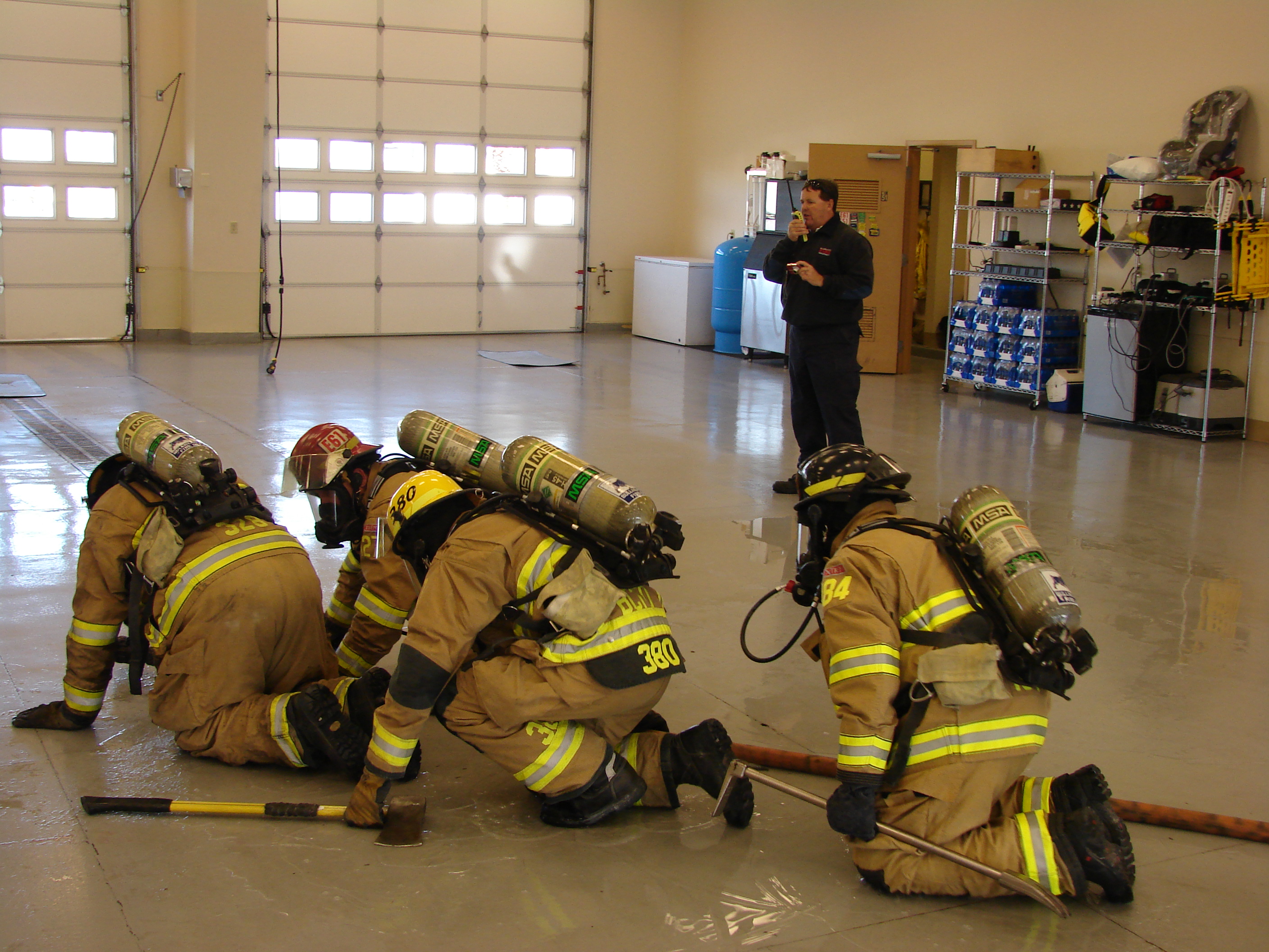Firefighter training photo